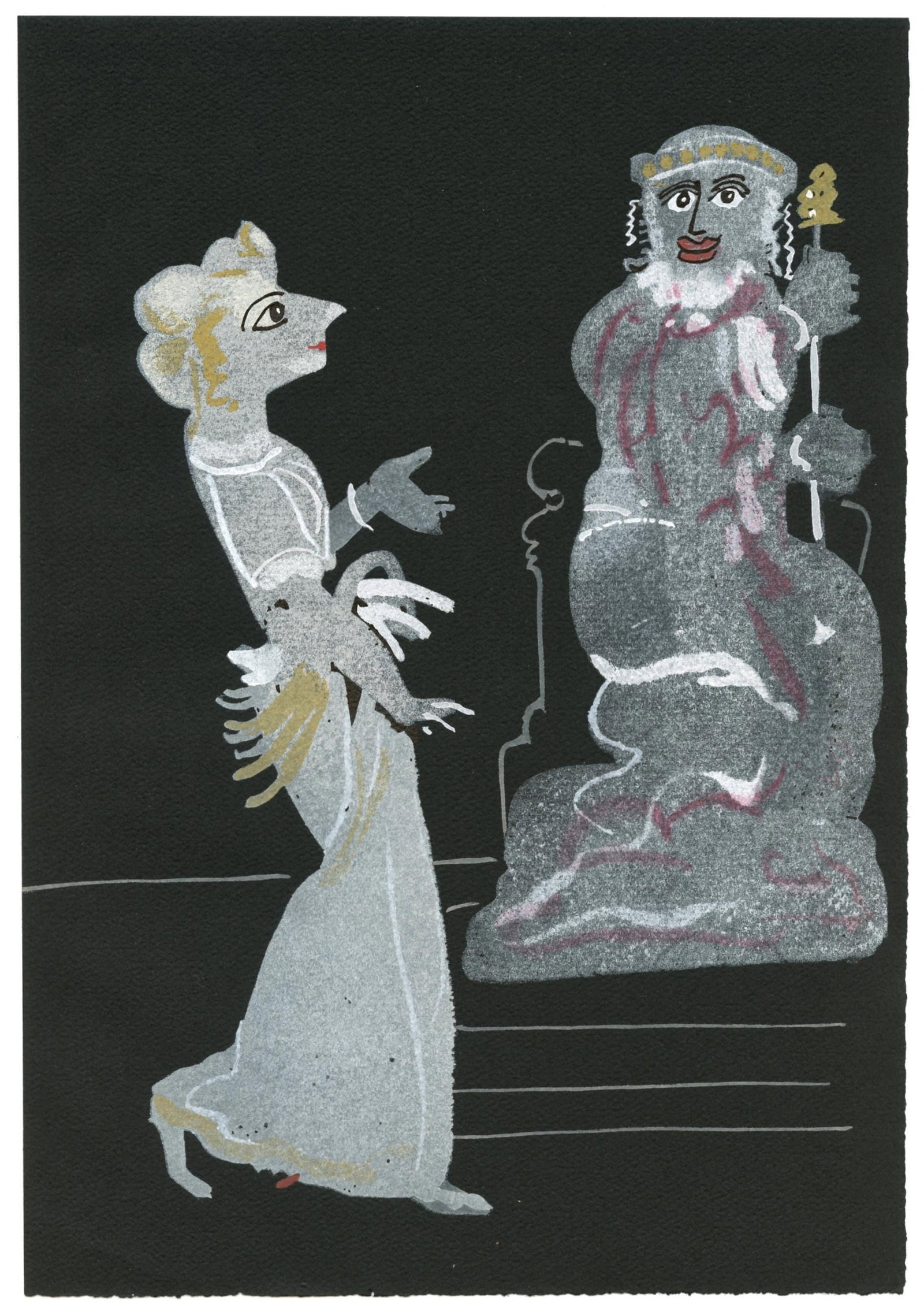 Salom Lithograph by Andr Derain Composition - 6