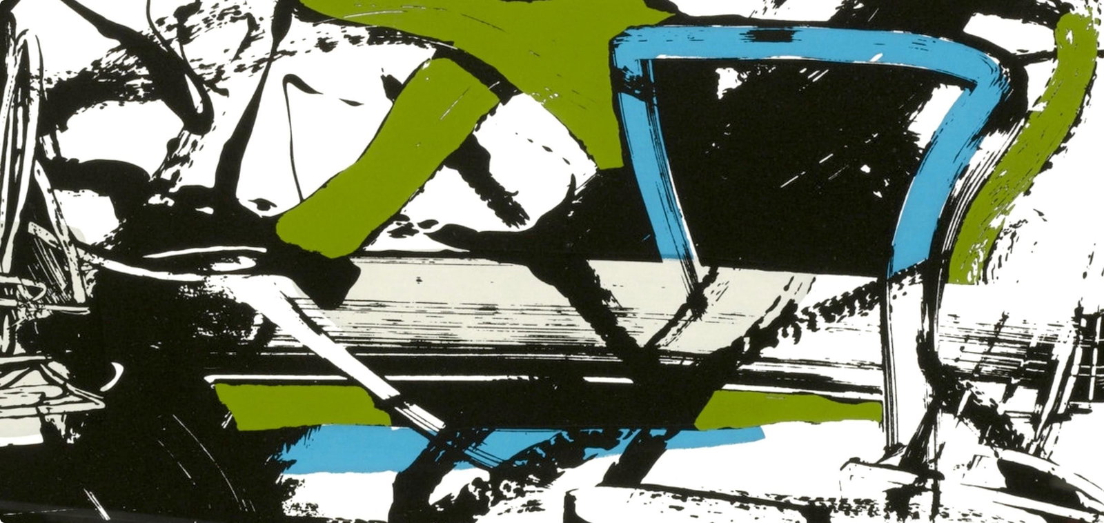 Joan Mitchell Silkscreen Poems Composition - 2
