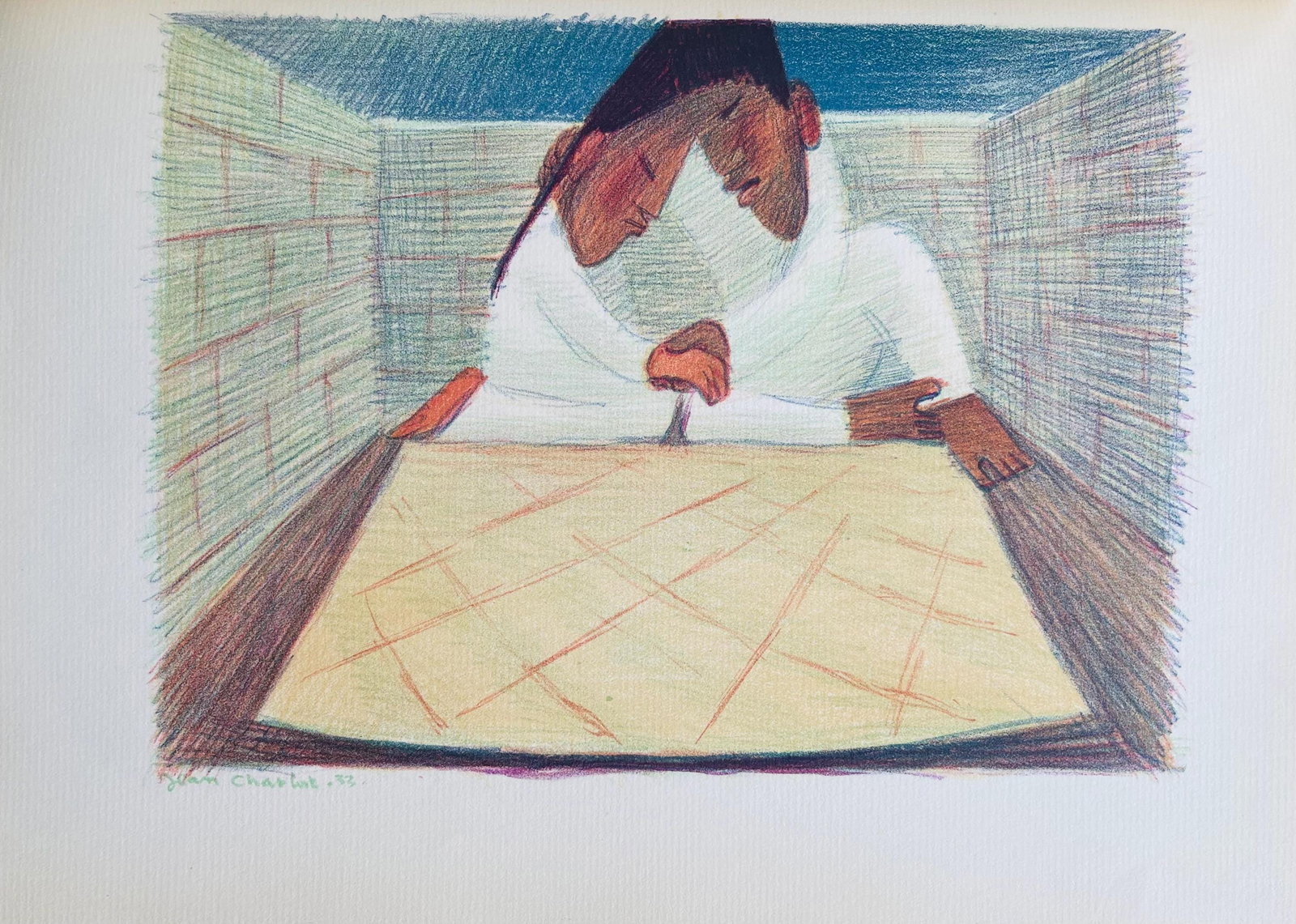Charlot Composition Lithograph - 4