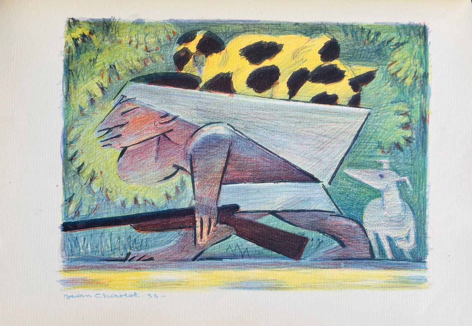 Lithograph by Jean Charlot - 4