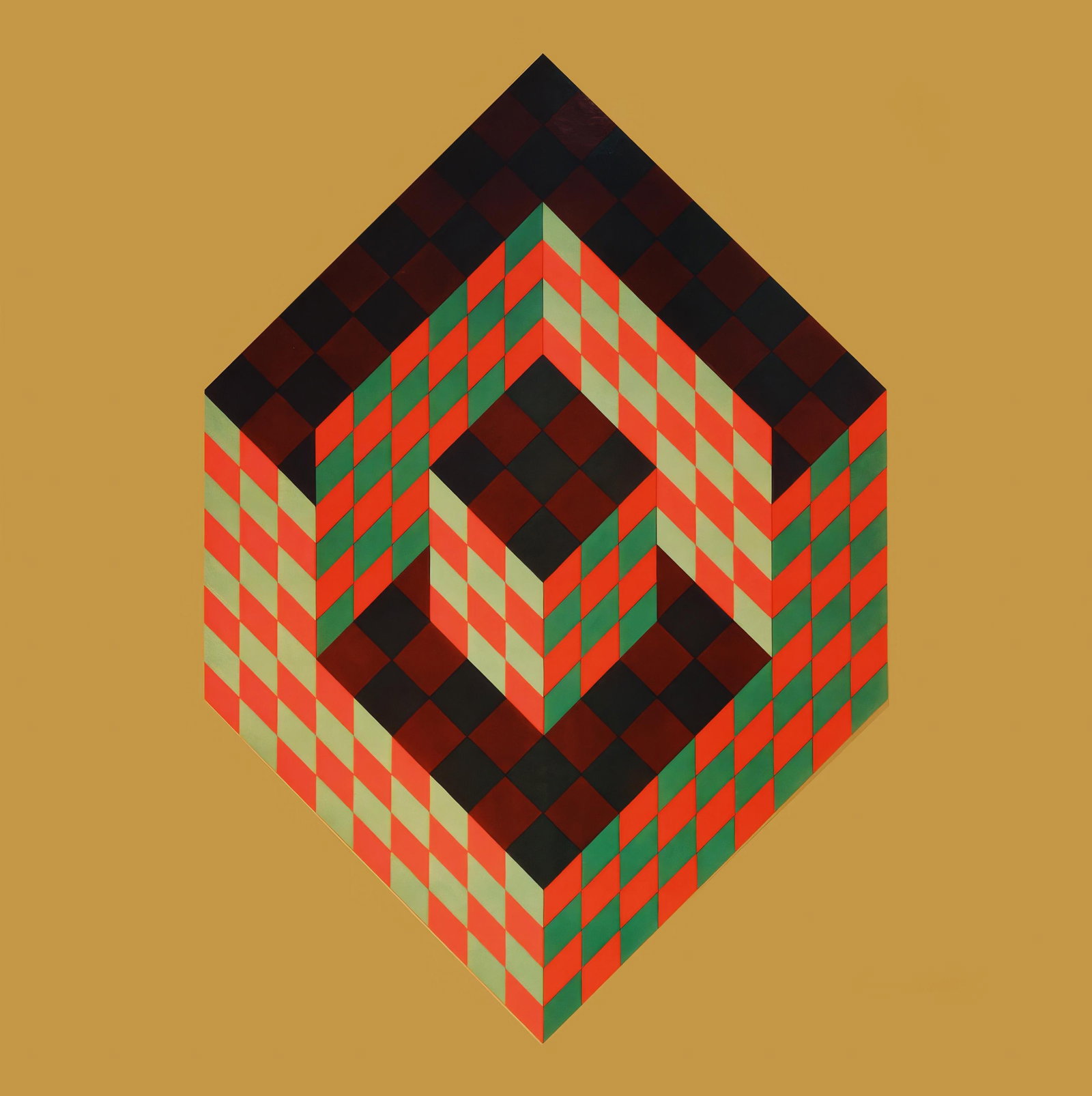 Victor Vasarely Bidim from Progressions III Original Edition Heliogravure 1972 (1 of 5)