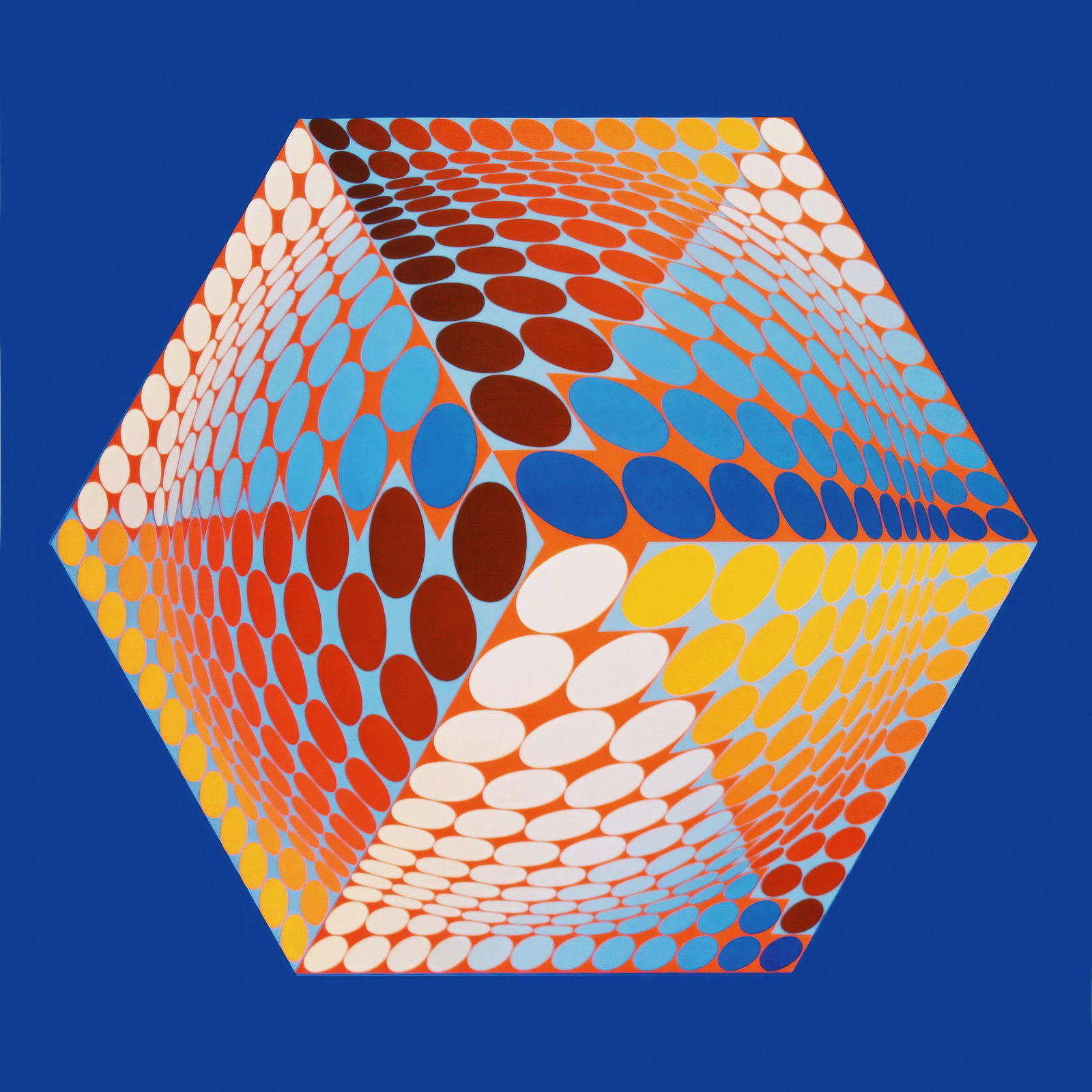 Vasarely Victor Heliogravure Original Progressions II Tupa-3 Edition 1972 (1 of 5)