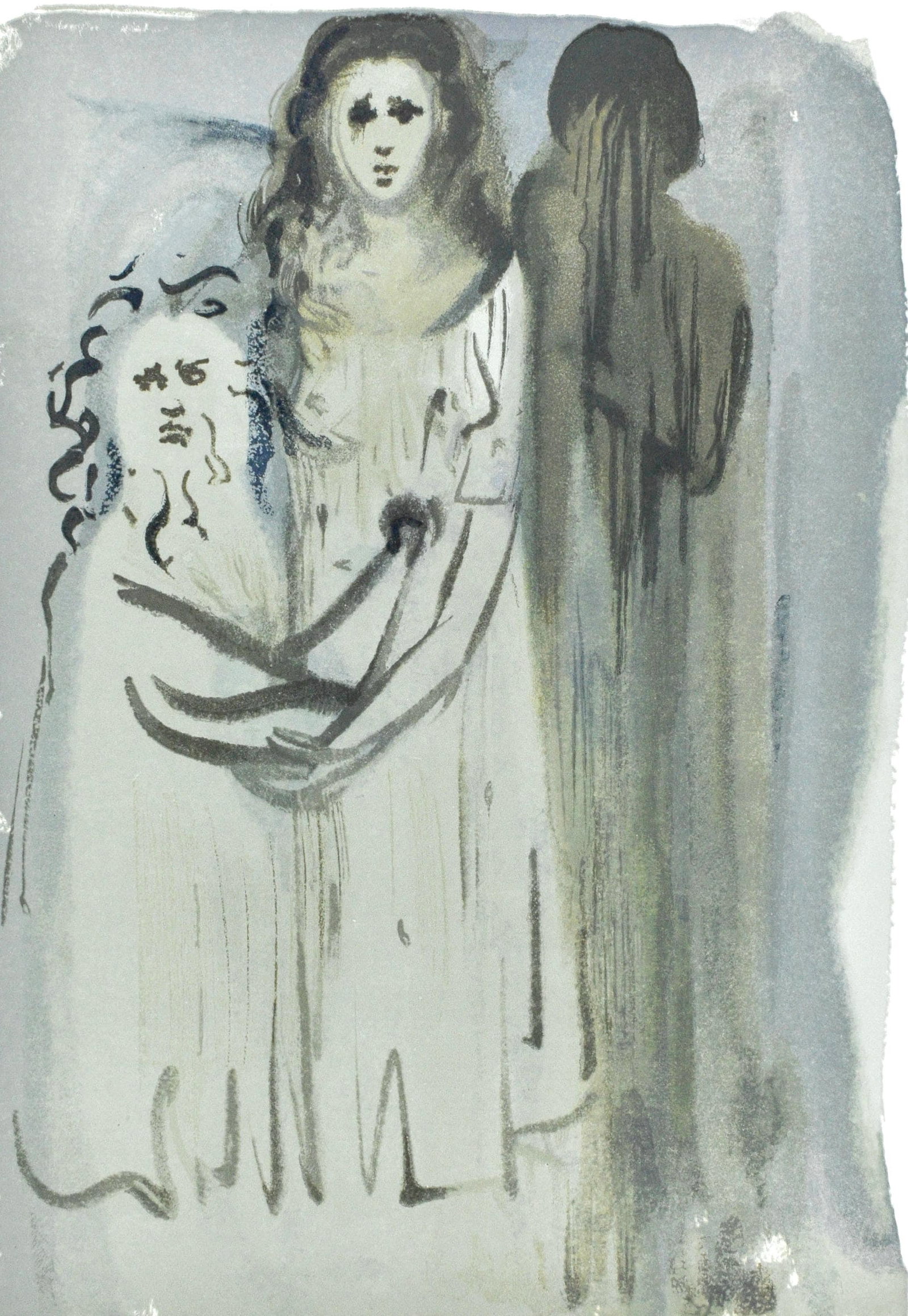 Salvador Dali, Purgatorio XVI (Michler/ Lpsinger 1039-1138; Field 189-200), La Divina Commedia,: Salvador Dali, Purgatorio XVI (Michler/ Lpsinger 1039-1138; Field 189-200), La Divina Commedia, Item Specifics: Paper size: 13 x 10.375 inches. Inscription: Unsigned and unnumbered, as issued. Catalog