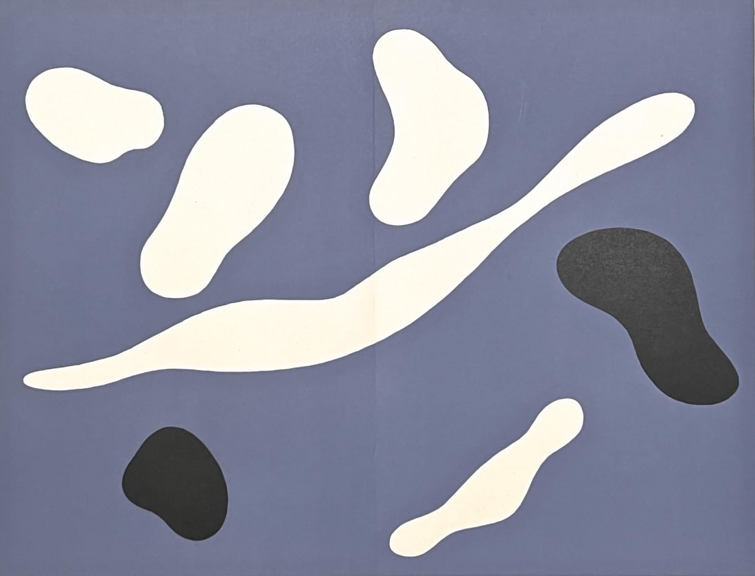 Hans Jean Arp Composition Lithograph Derrire le miroir (1 of 6)
