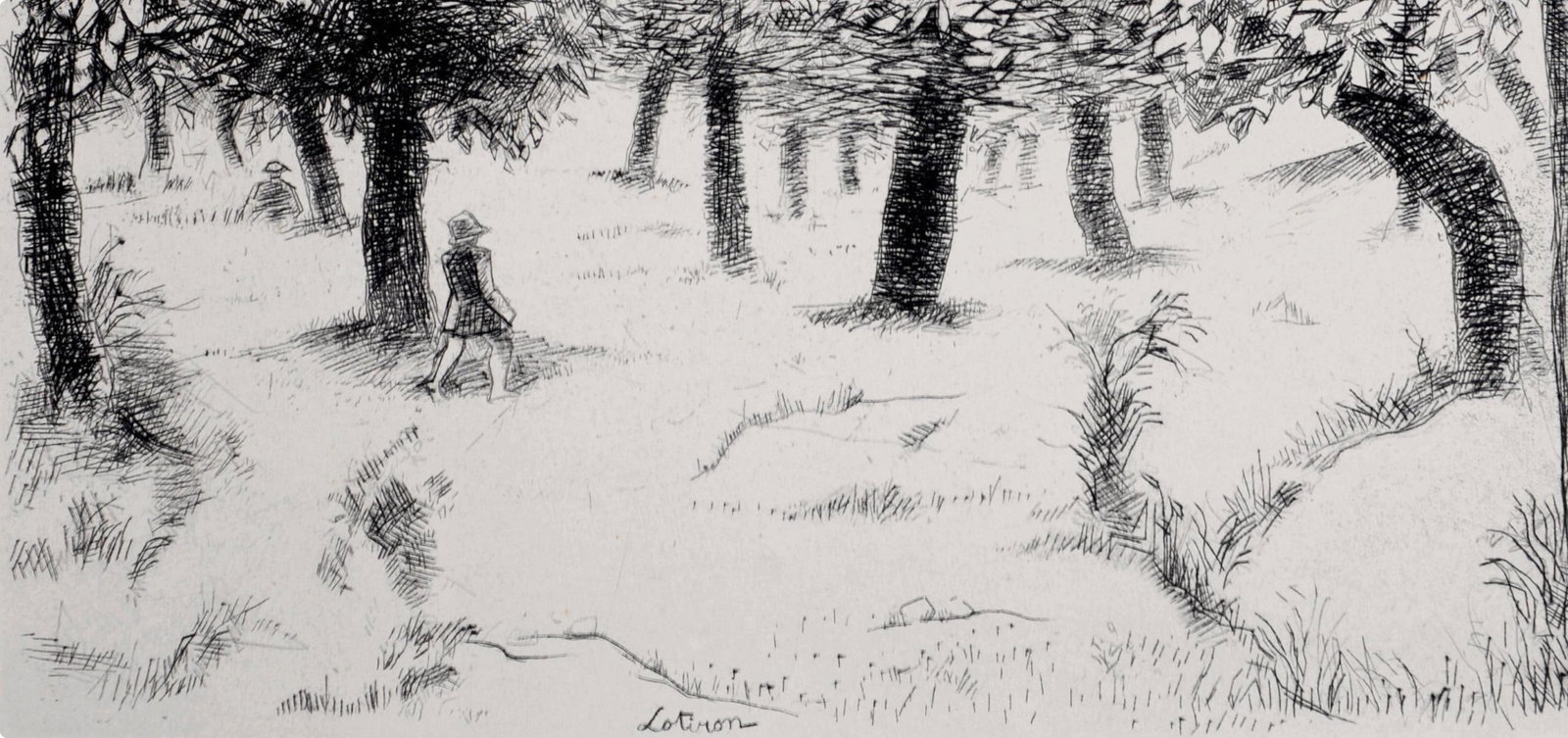 Robert Lotiron, Composition, Alternance, Etching - 4