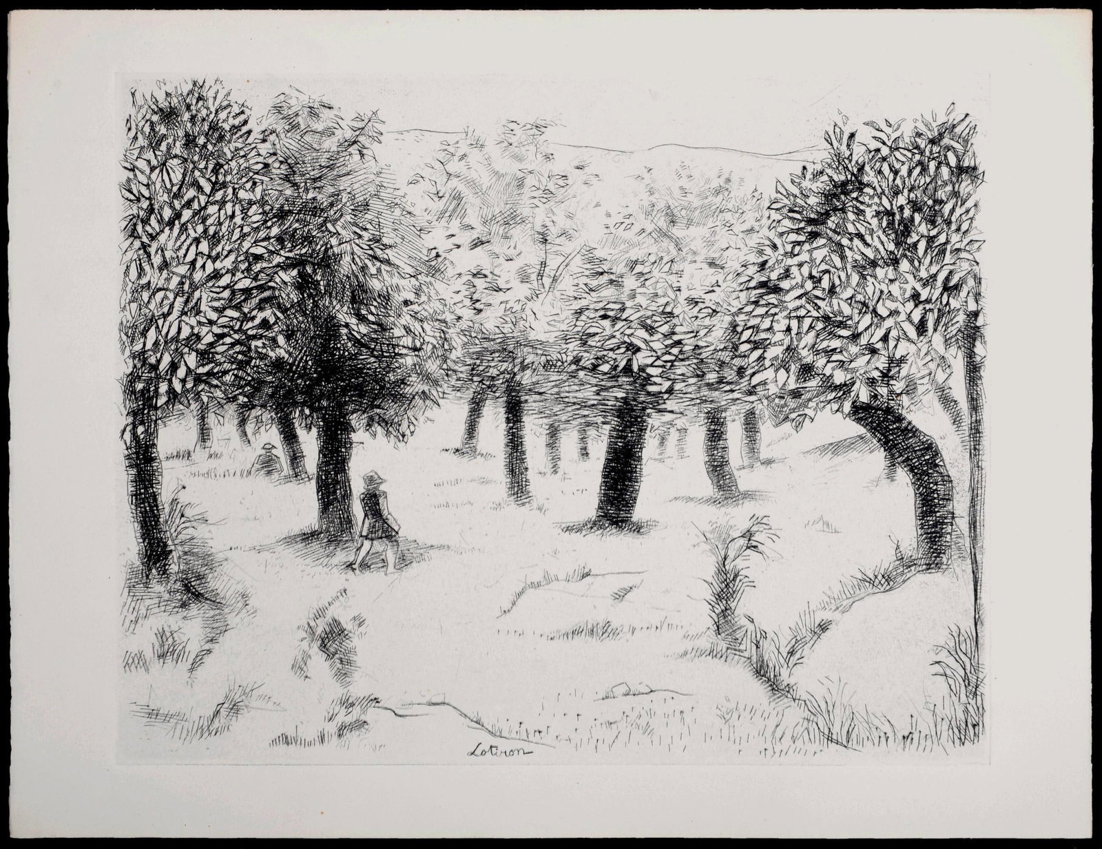 Robert Lotiron, Composition, Alternance, Etching - 6