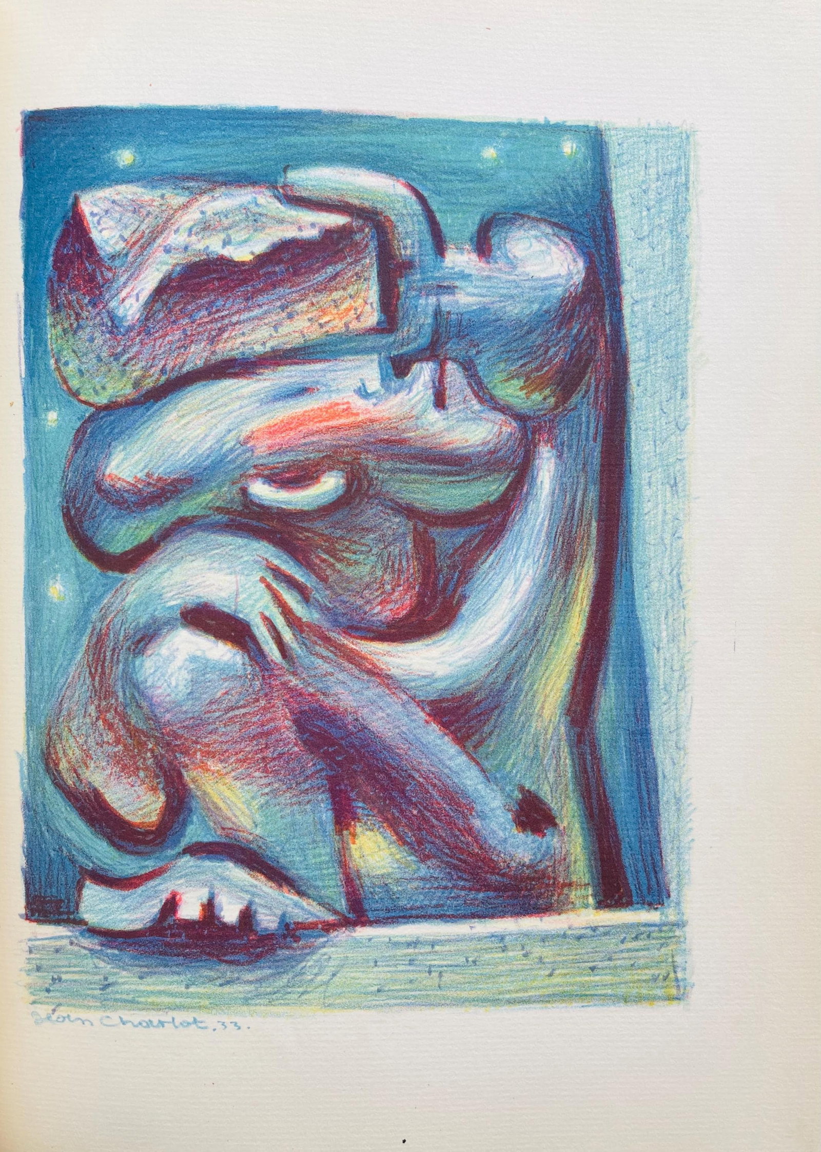 Charlot Composition Jean Lithograph - 6