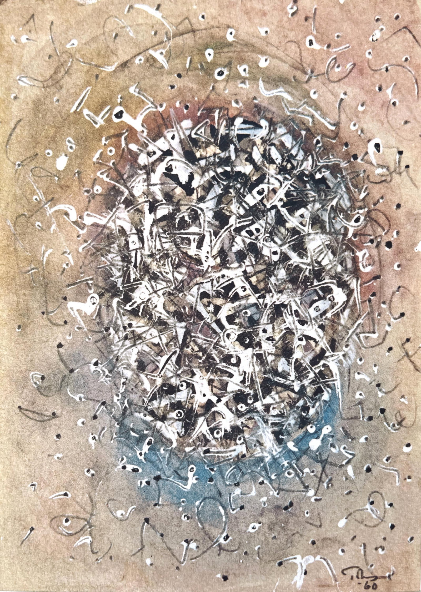 Mark Tobey, Dominated Center, from Painters of Today, Heliogravure, 1961 (1 of 8)