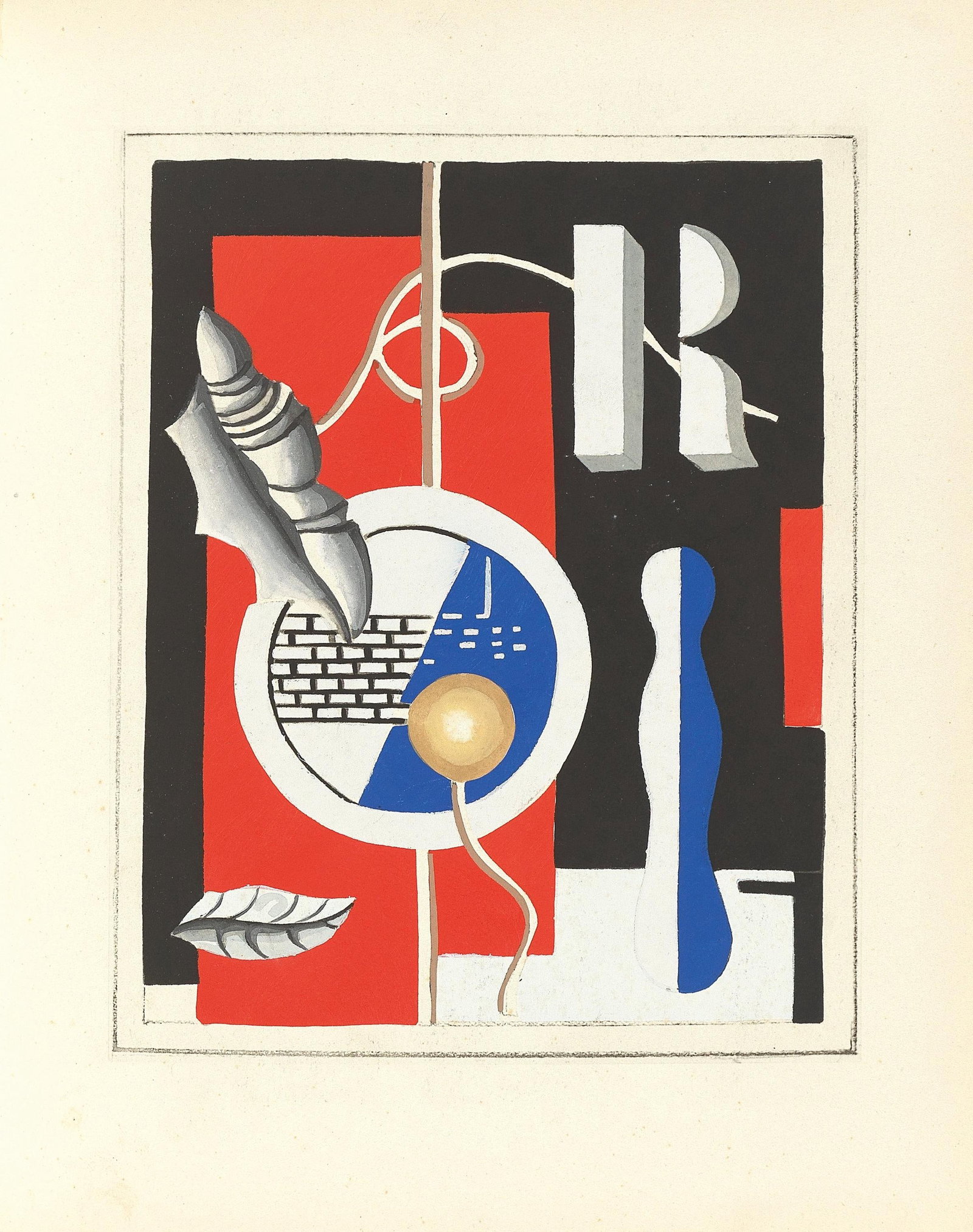 Fernand Lger, Composition, Lithograph - 6