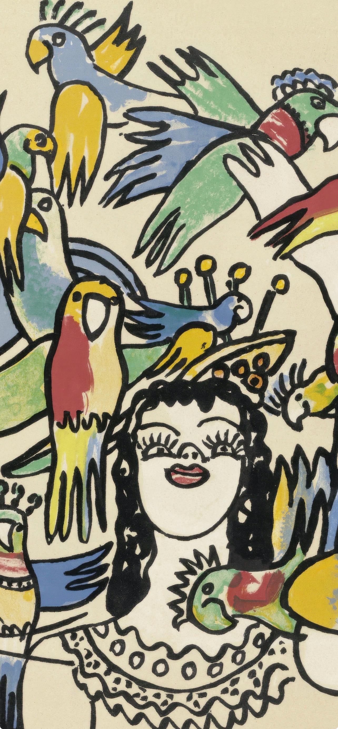 Fernand Leger, Untitled, from Circus, Lithograph, 1950 - 2