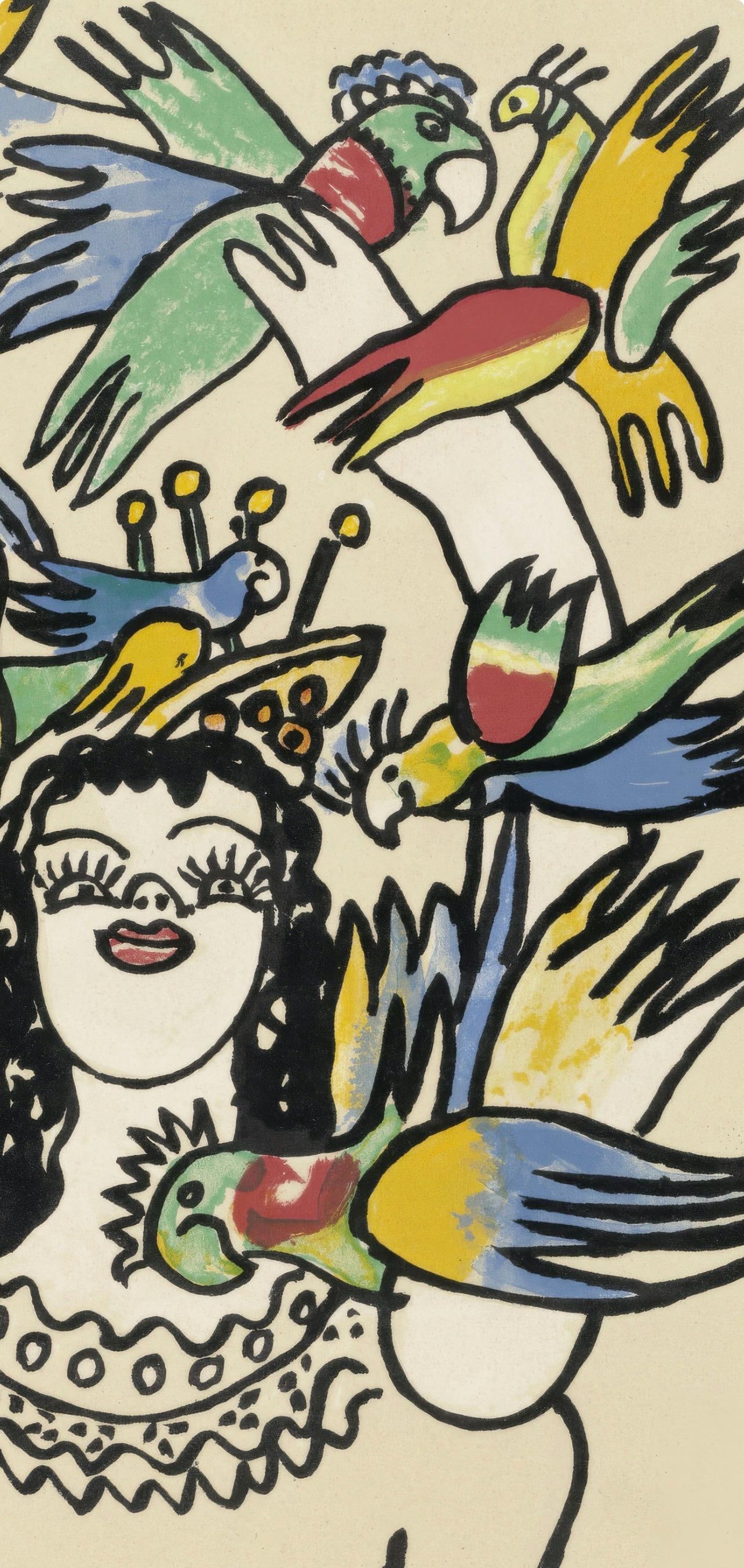 Fernand Leger, Untitled, from Circus, Lithograph, 1950 - 4