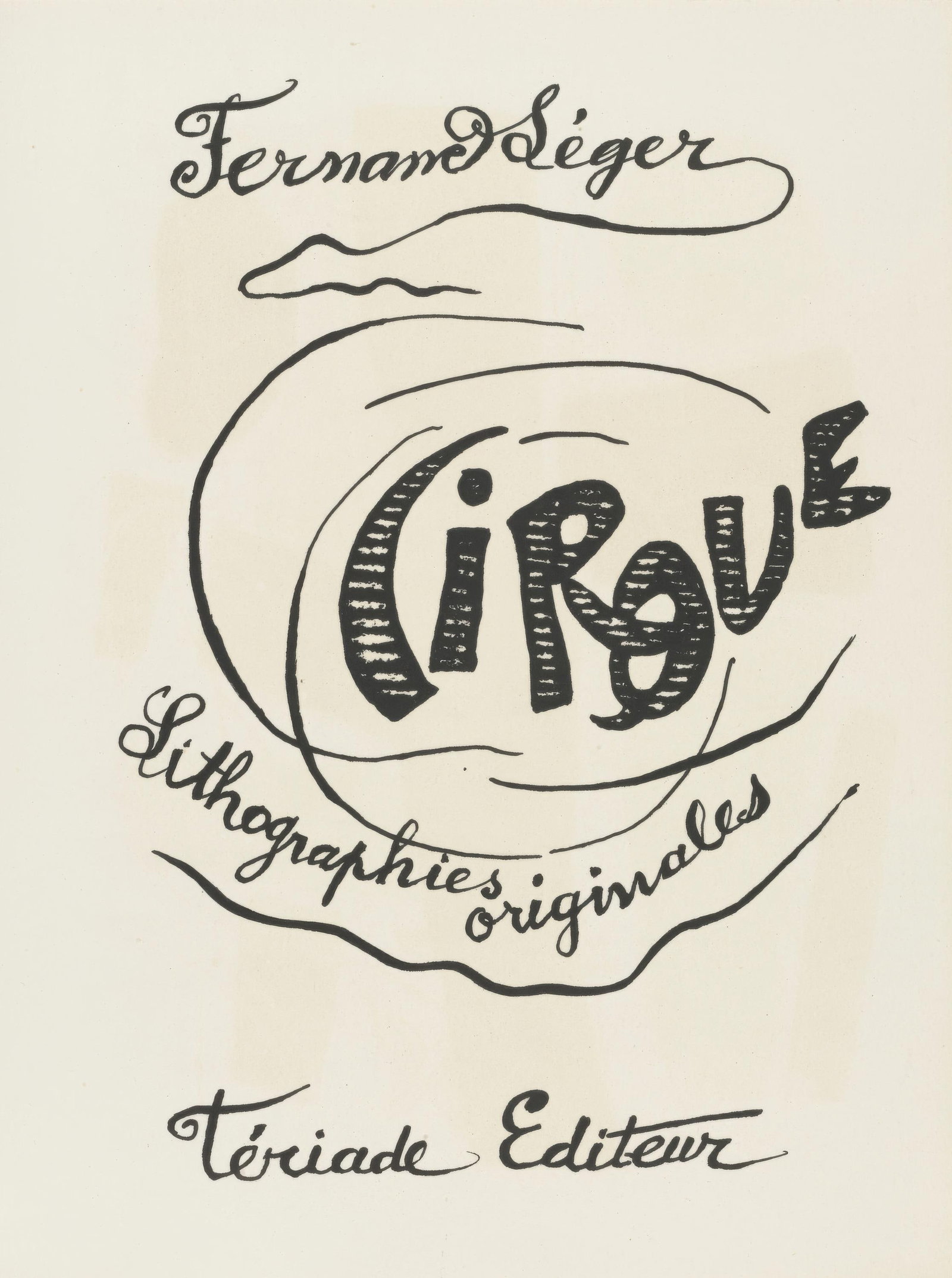 Fernand Leger, Untitled, from Circus, Lithograph, 1950 - 6