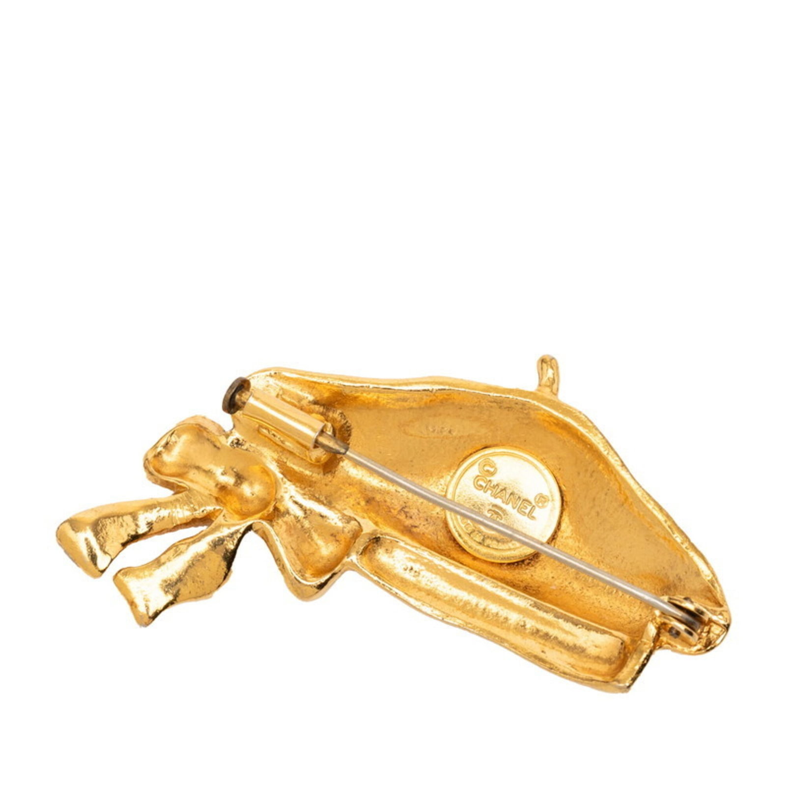 Gold Plating Brooch By Chanel - 2