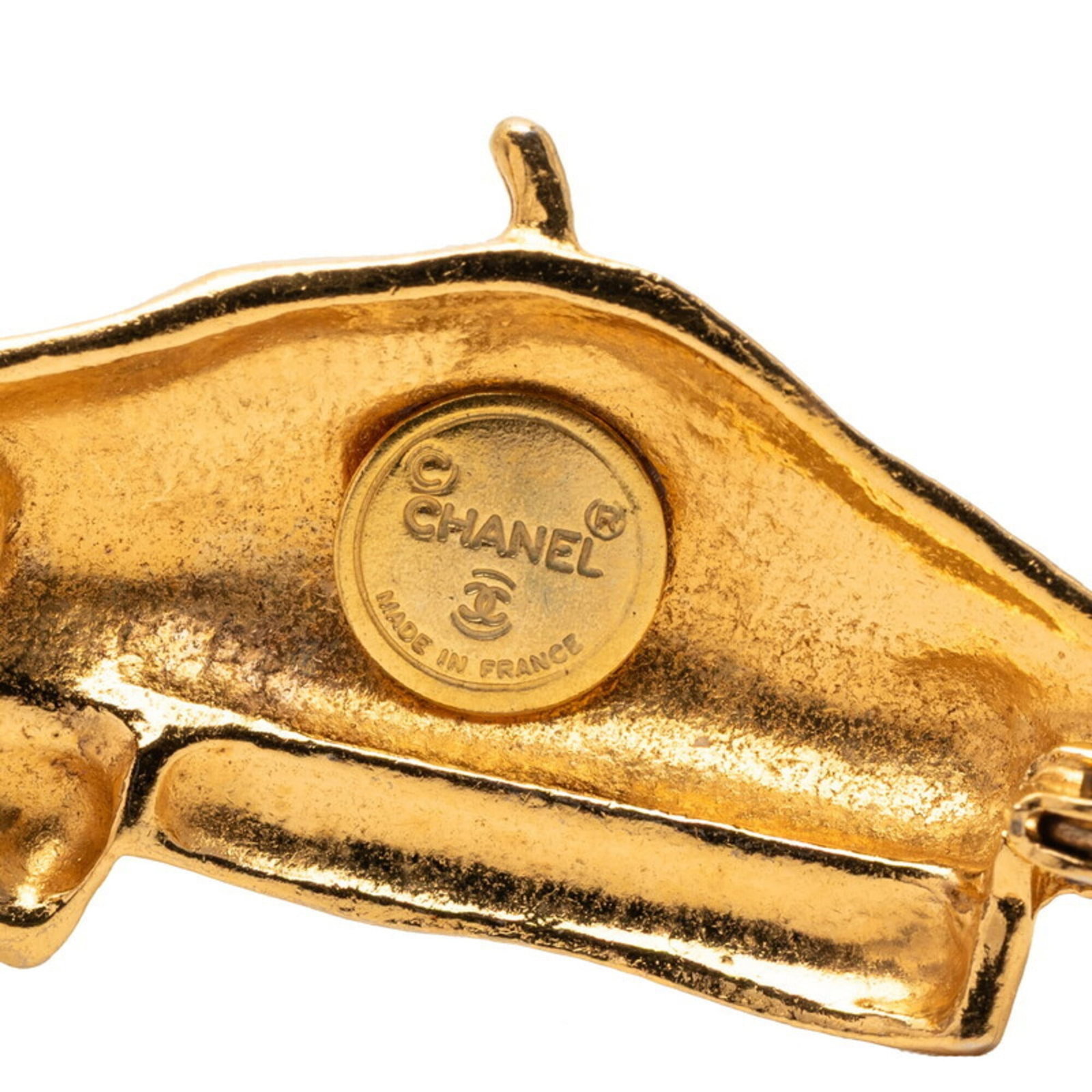 Gold Plating Brooch By Chanel - 3