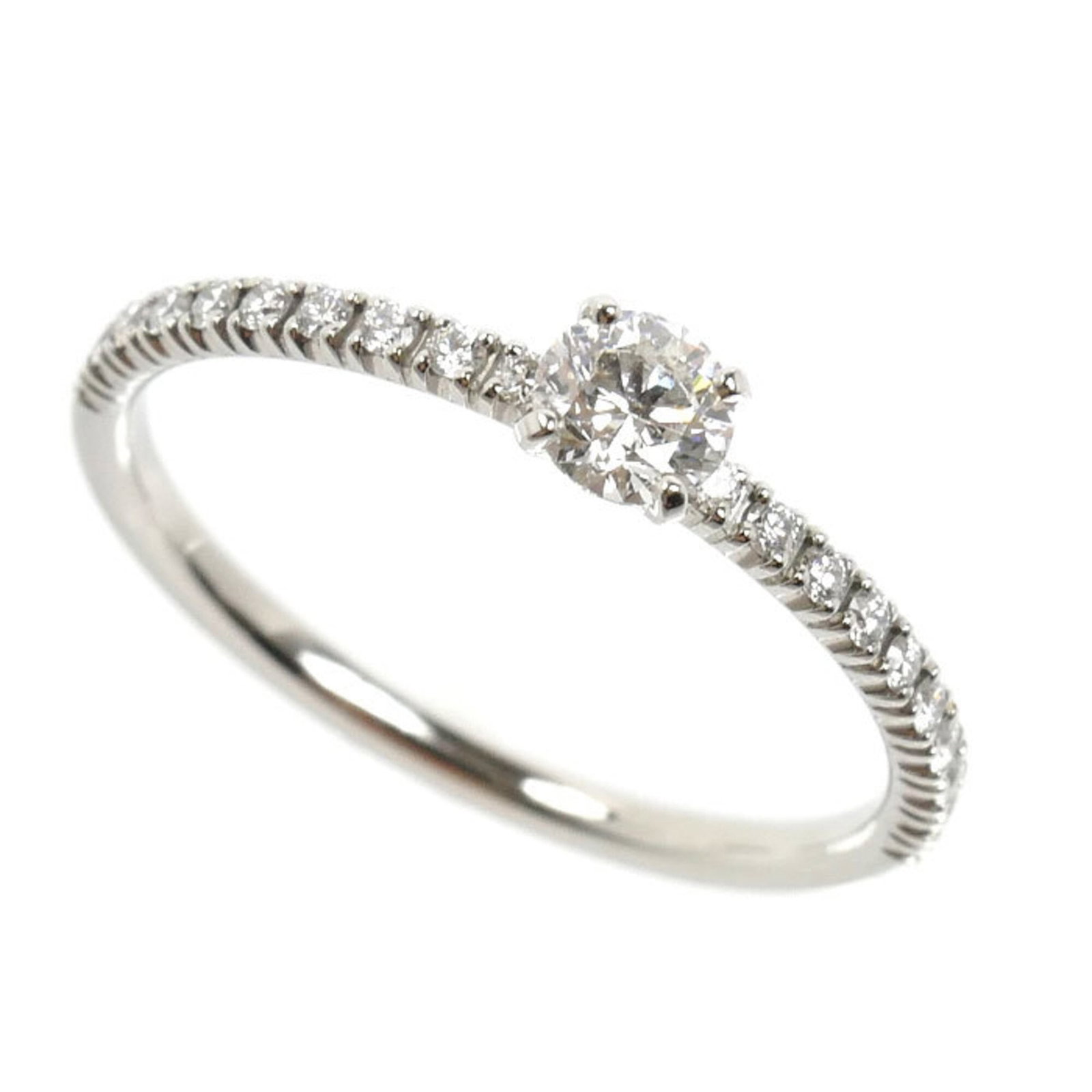 Cartier Band Ring Platinum 950: Cartier Band Ring Platinum 950 Platinum 950 Cartier Band Ring with Diamond Stone, available in US Size 5.5 and crafted from high-quality platinum, this elegant band ring features a prominent diamond
