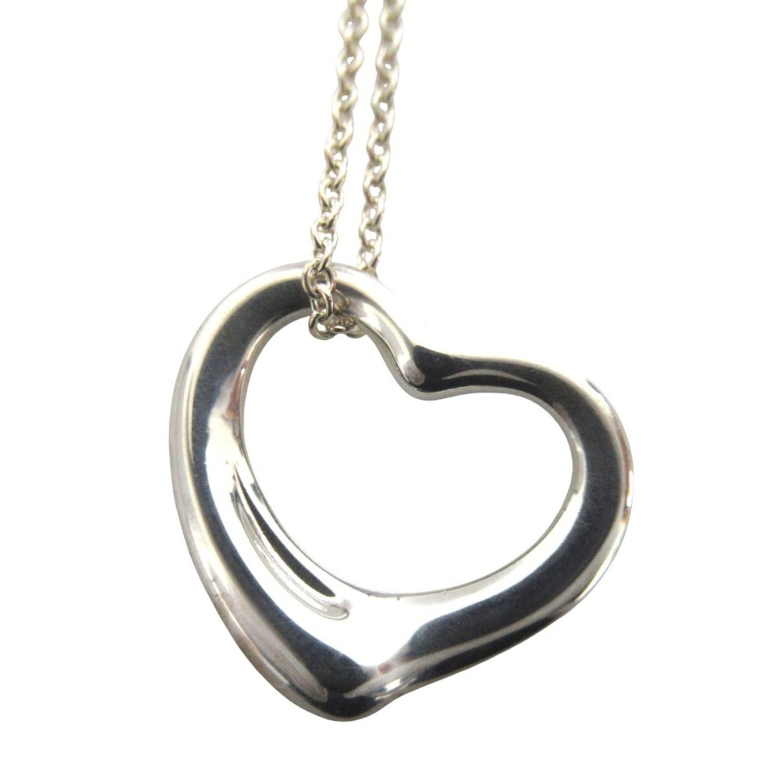 Tiffany & Co. Open Heart Necklace Pendant 925 Sterling Silver Women'S: Tiffany & Co. Open Heart Necklace Pendant 925 Sterling Silver Women'S Tiffany & Co. Open Heart Necklace Pendant 925 Sterling Silver Women's features a beautiful, intricately designed pendant made
