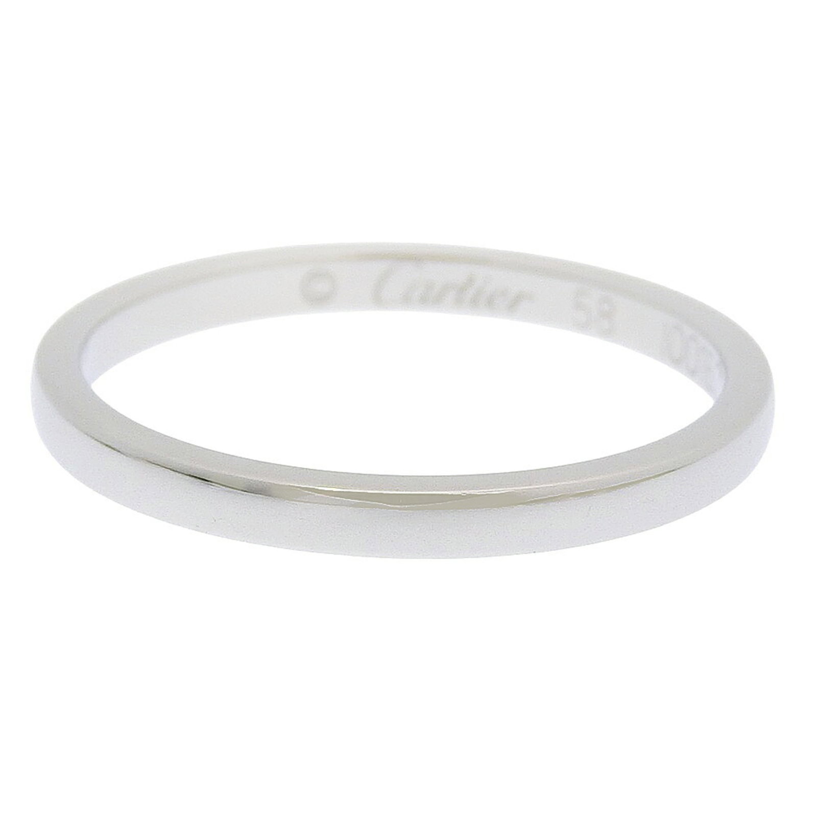 Platinum Wedding Ring Cartier - 3