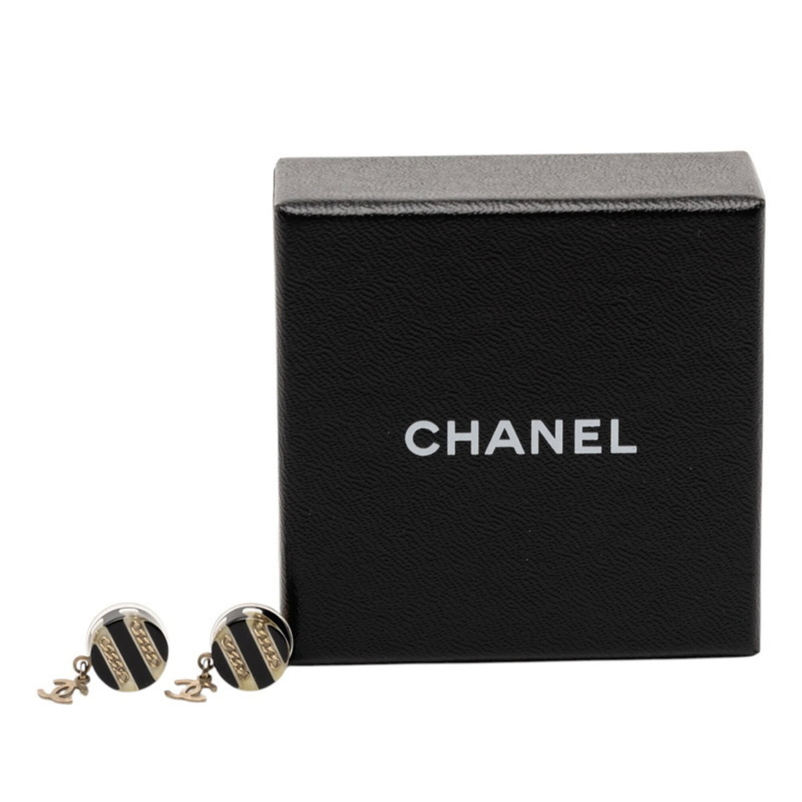 Stud earrings plastic by Chanel - 4