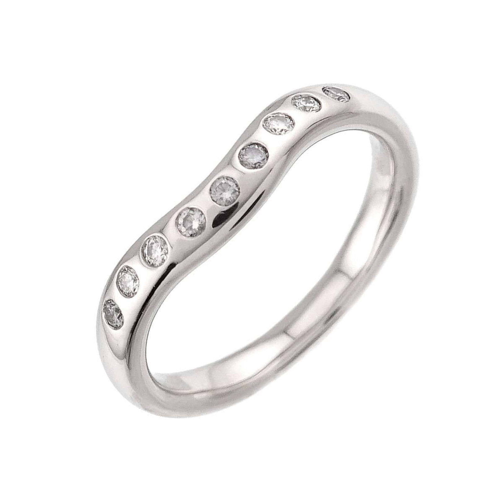 Tiffany platinum ring band: Tiffany platinum ring band Tiffany platinum ring band, crafted from high-quality platinum material, features a sleek and sophisticated design. This 950-platinum band is available in US size 4.5 and