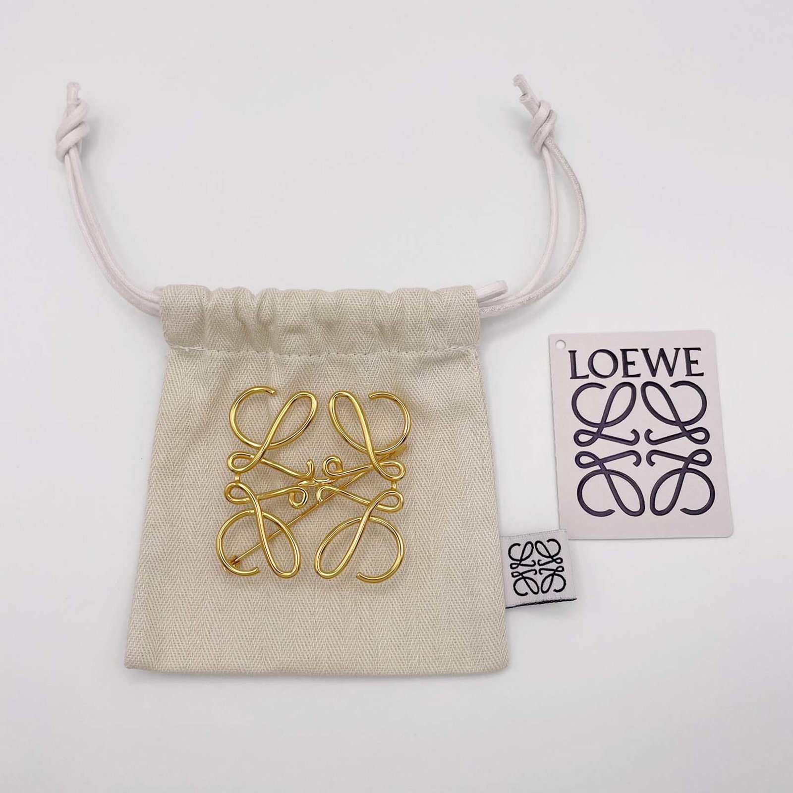 Loewe Brooch Metal - 7