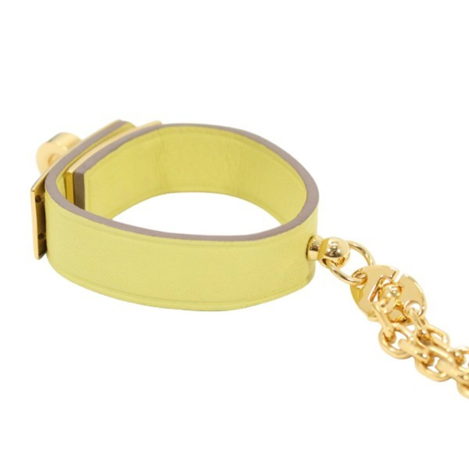 Swift leather handbag charm - 2