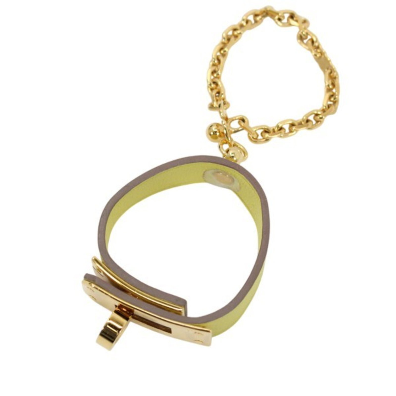 Swift leather handbag charm - 3