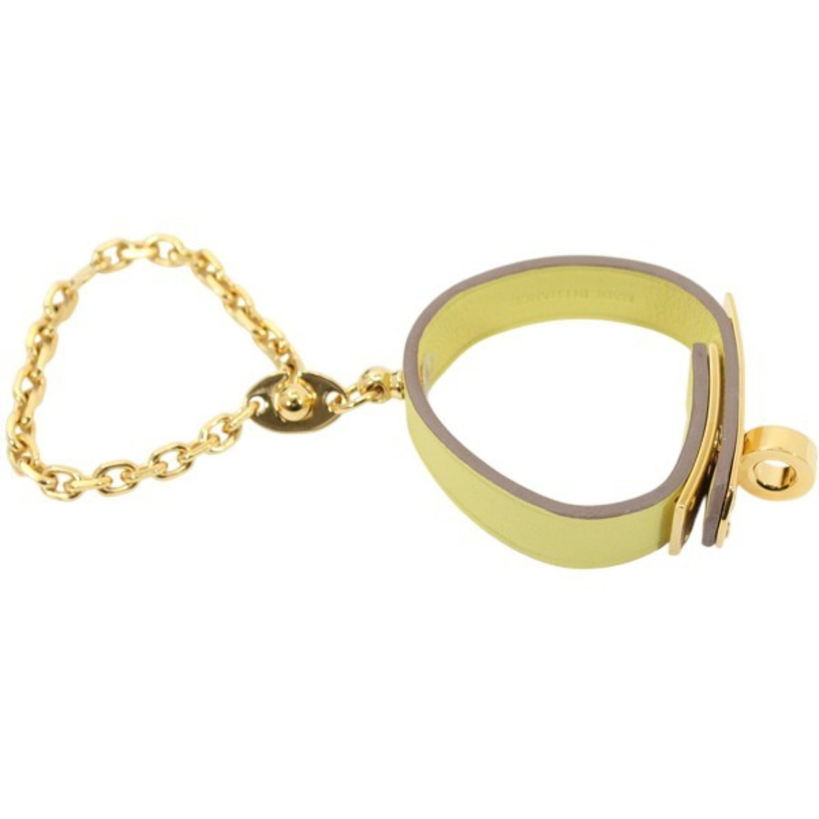 Swift leather handbag charm - 4