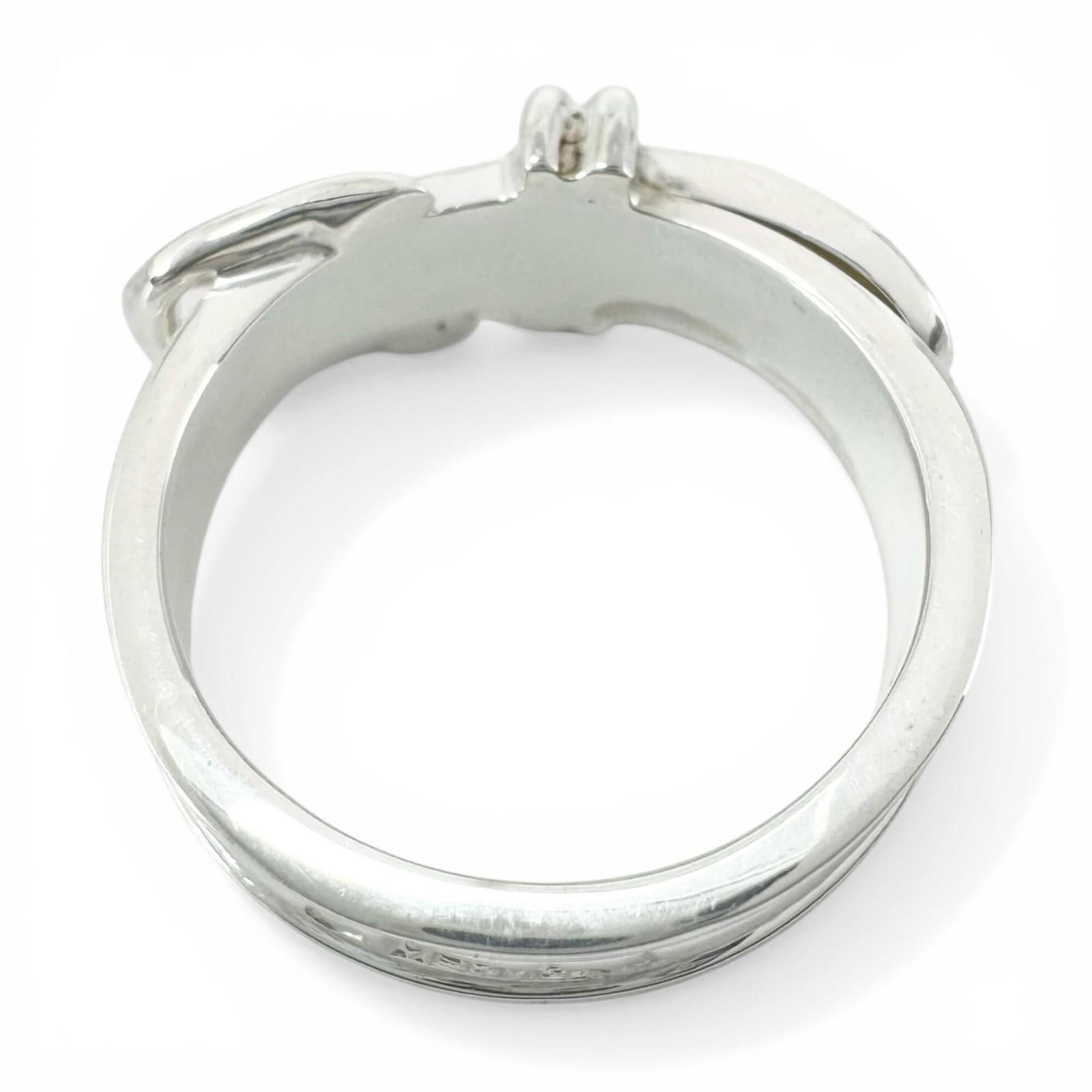 Silver Ring Band Hermes 925 - 4
