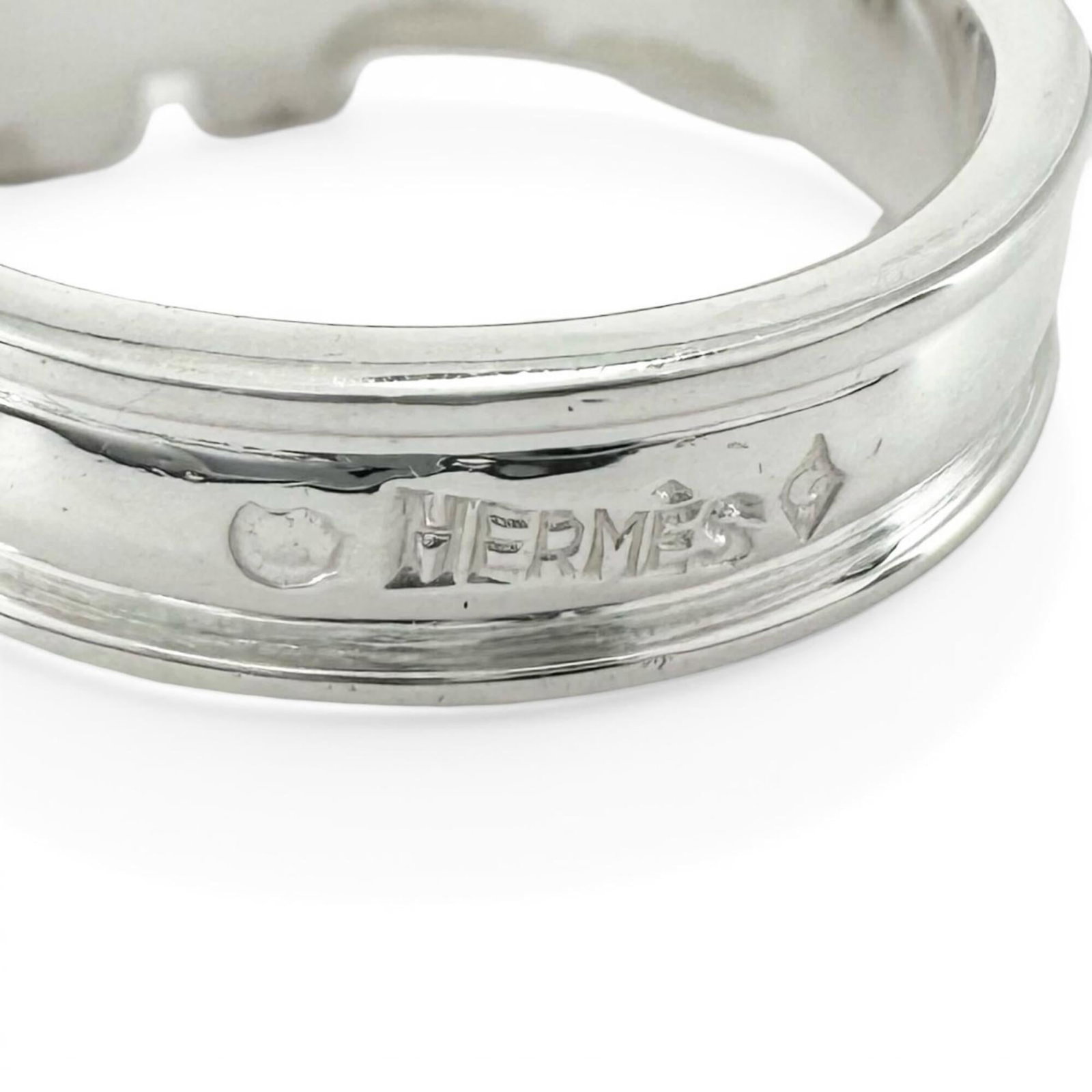 Silver Ring Band Hermes 925 - 6