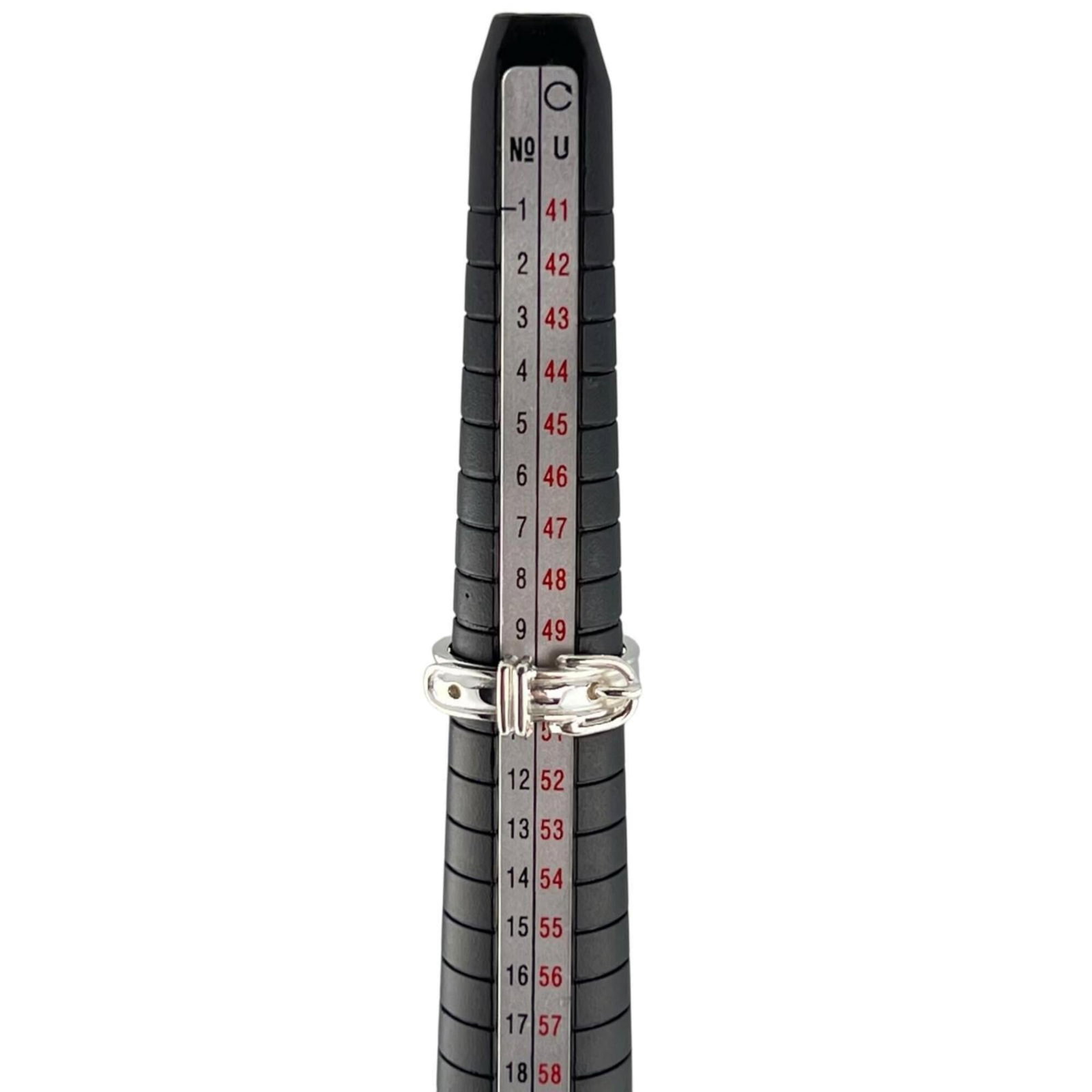 Silver Ring Band Hermes 925 - 7