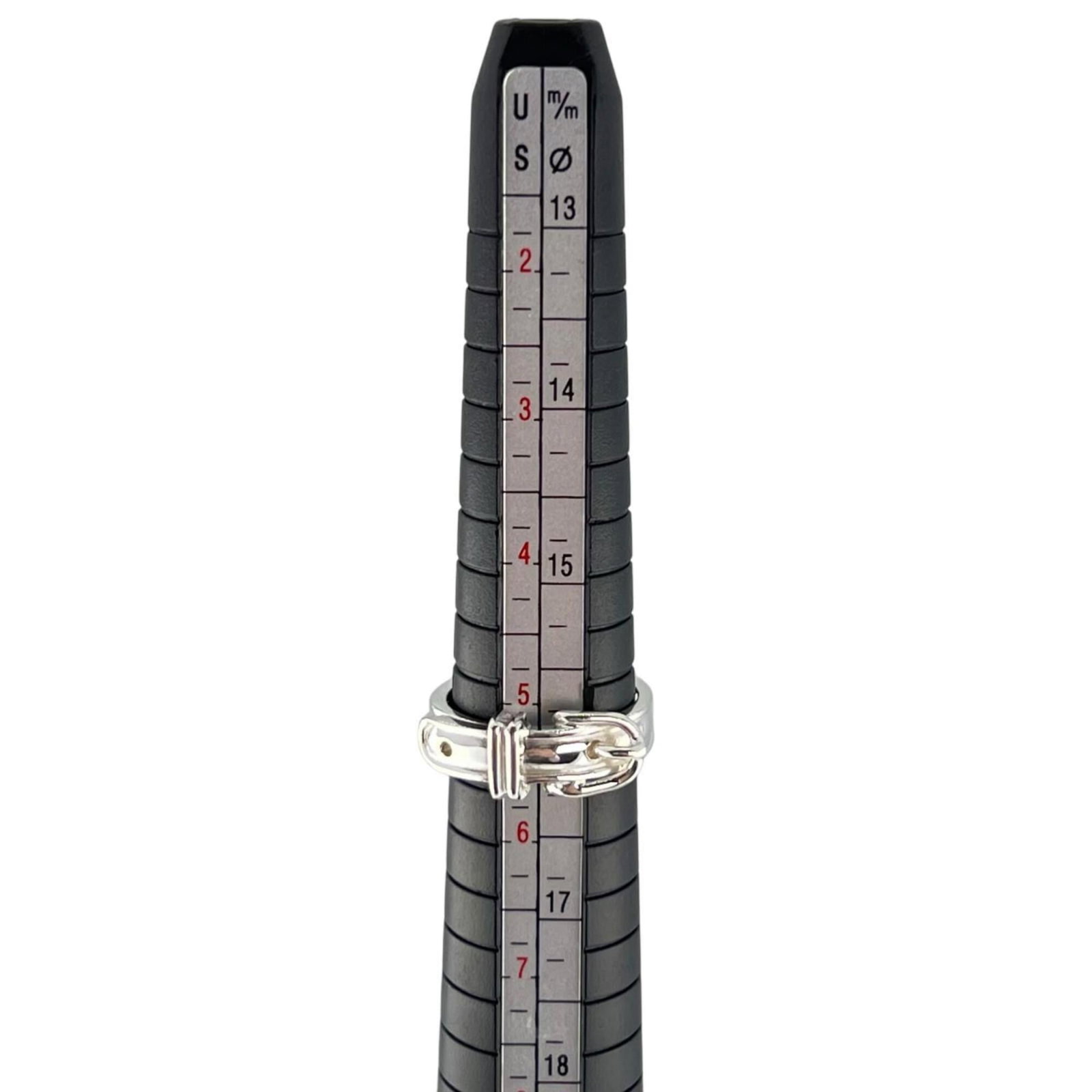 Silver Ring Band Hermes 925 - 8