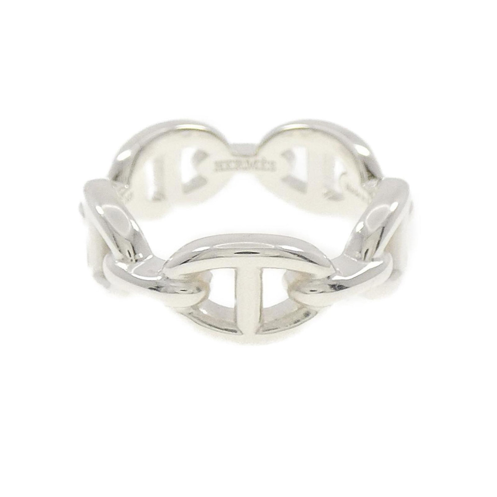 Silver Ring Band Hermes 925 - 2