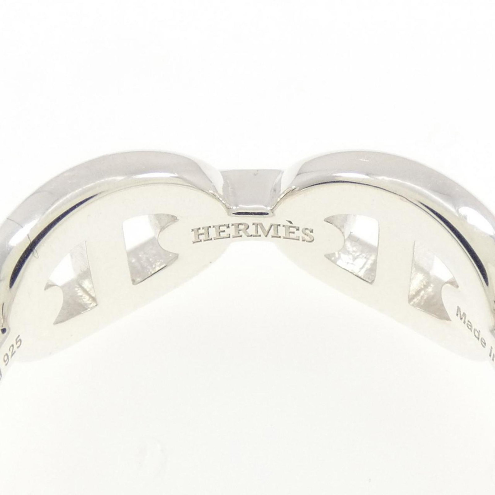 Silver Ring Band Hermes 925 - 3