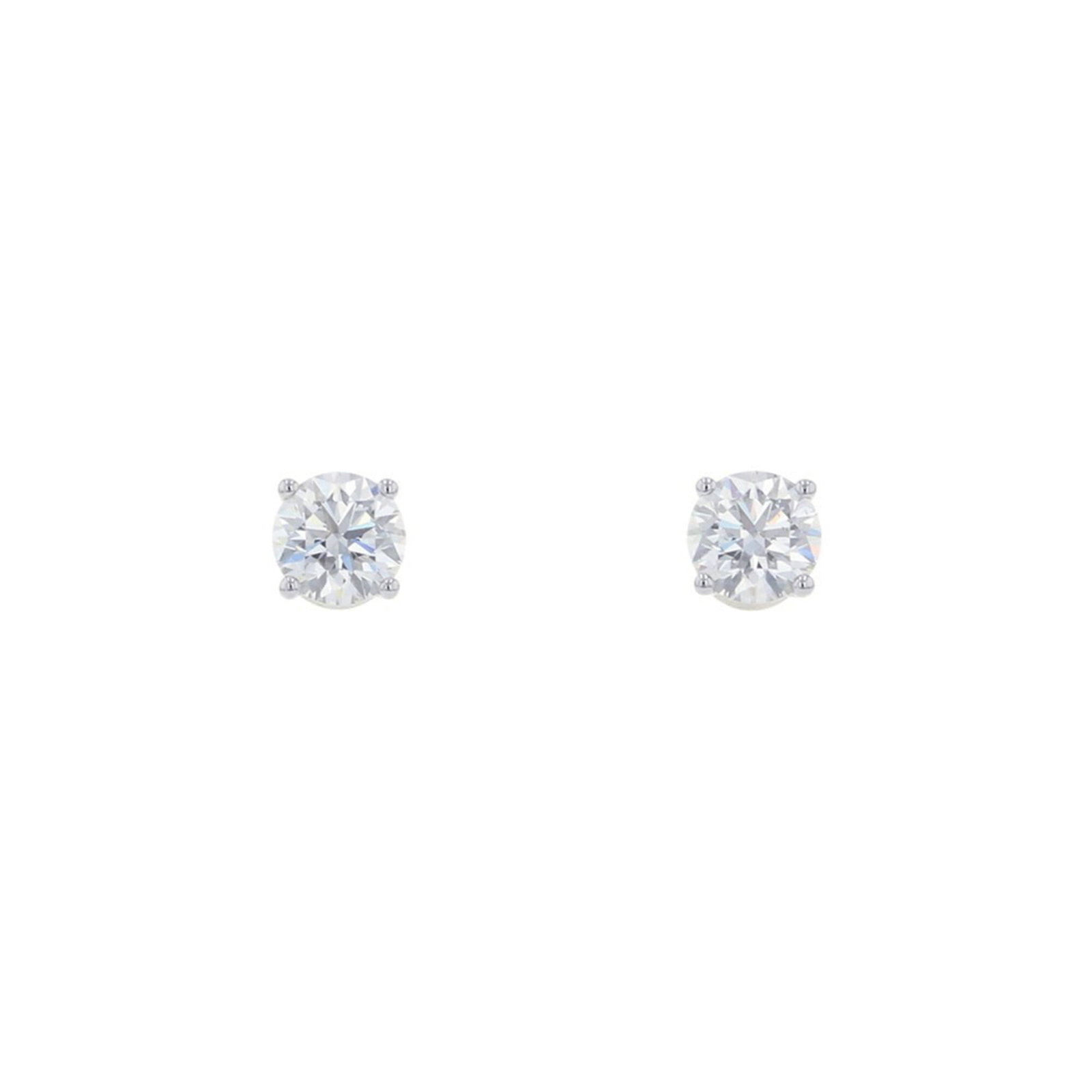 Harry Winston stud earrings platinum 950 (1 of 14)