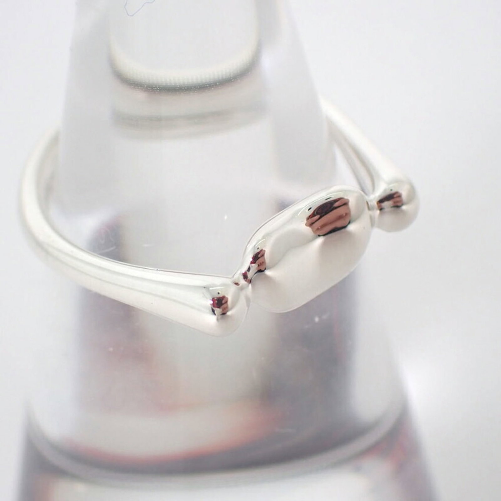 Sterling Silver Tiffany Band Ring 925 - 3
