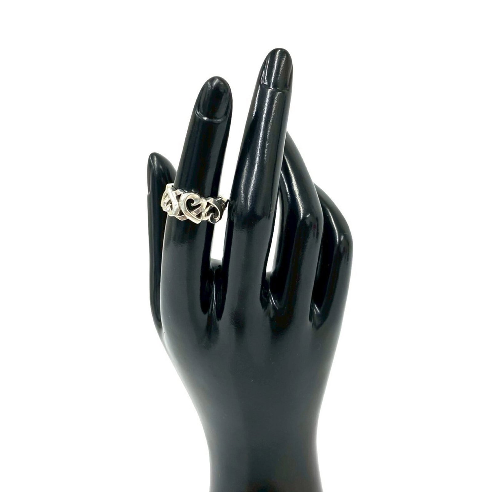 Silver 925 Tiffany Band Ring - 2