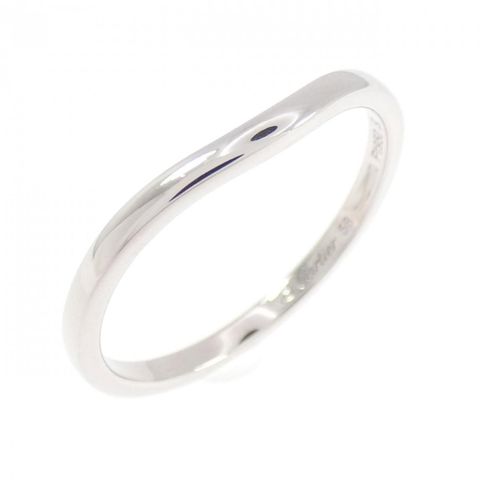 Platinum 950 Cartier Ring Band: Platinum 950 Cartier Ring Band Platinum 950 Cartier Ring Band - A sleek and sophisticated accessory, this platinum band features the iconic Cartier brand. Made from high-quality platinum material, it
