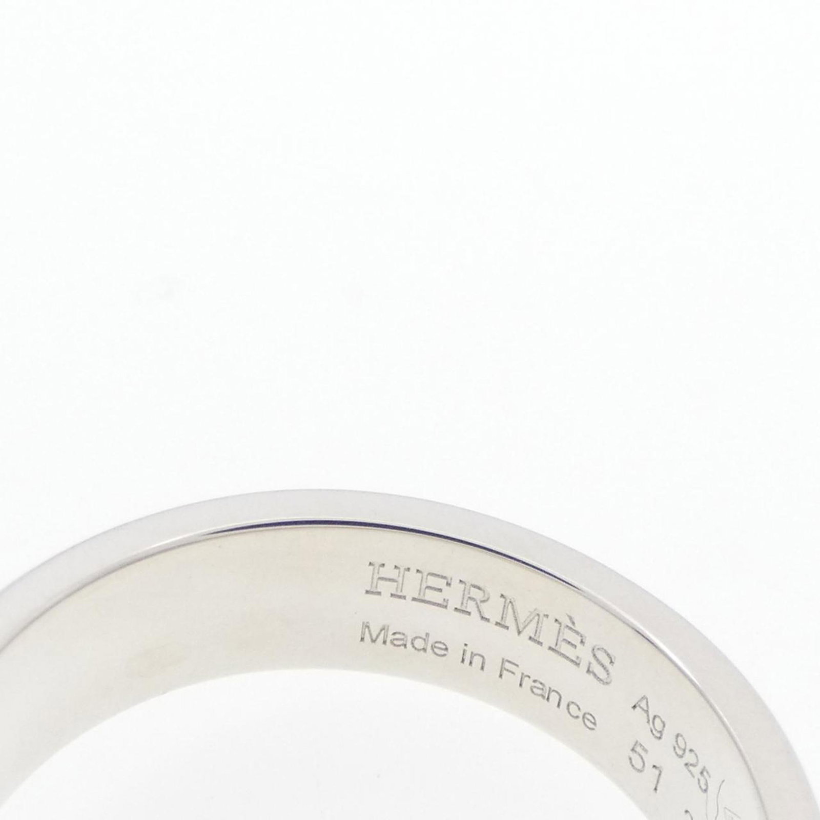 Silver Ring Band Hermes 925 - 4