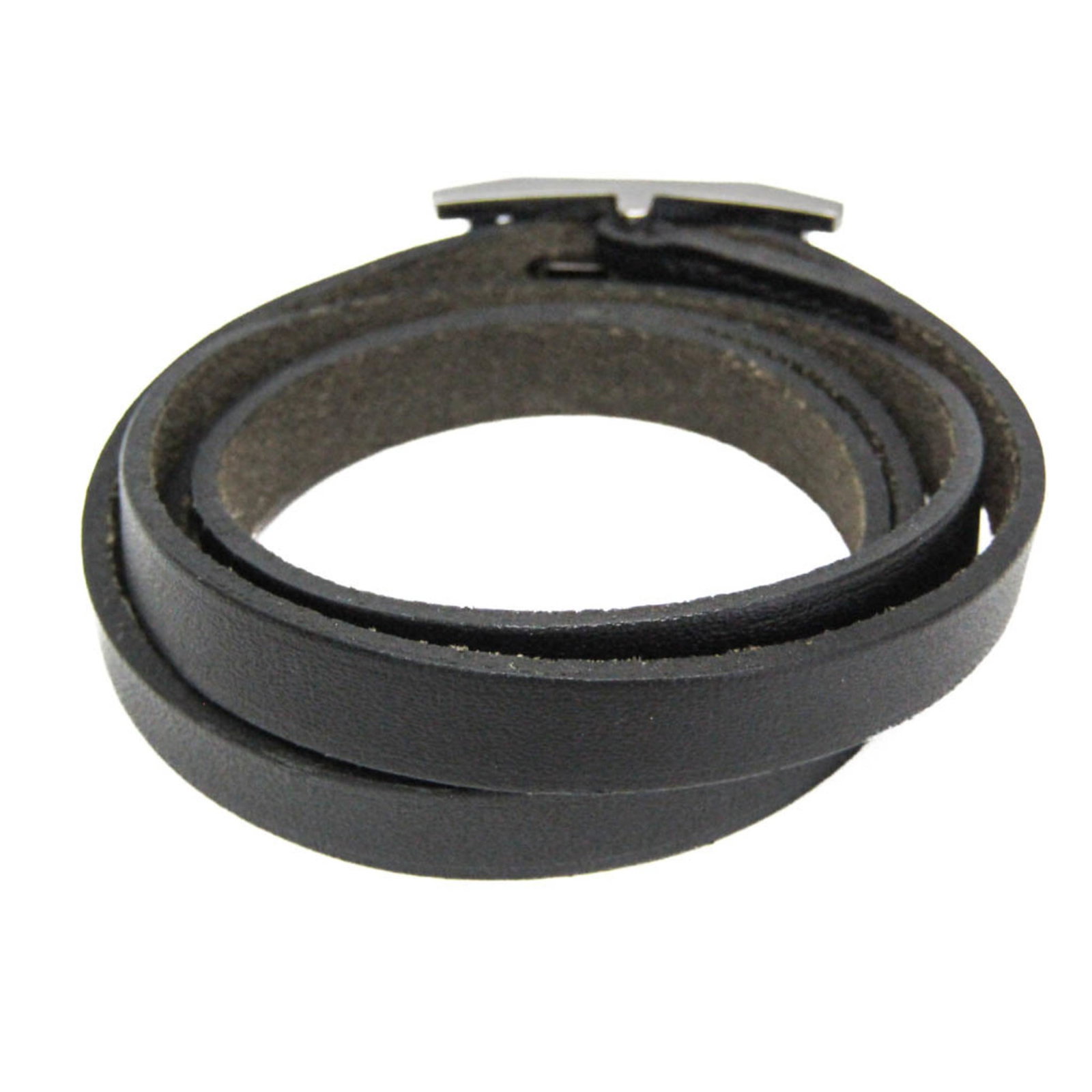 Leather metal bangle hermes - 3