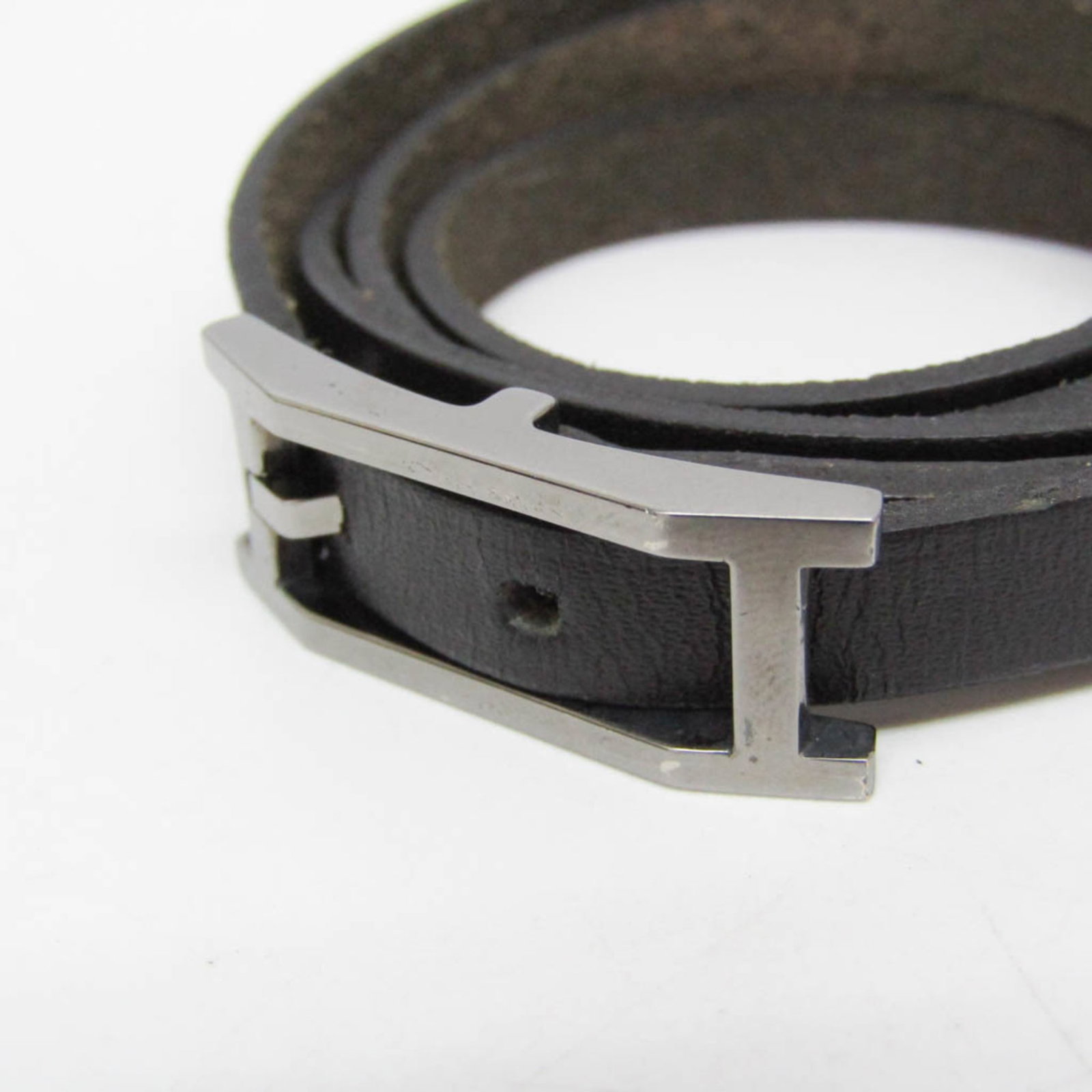 Leather metal bangle hermes - 4