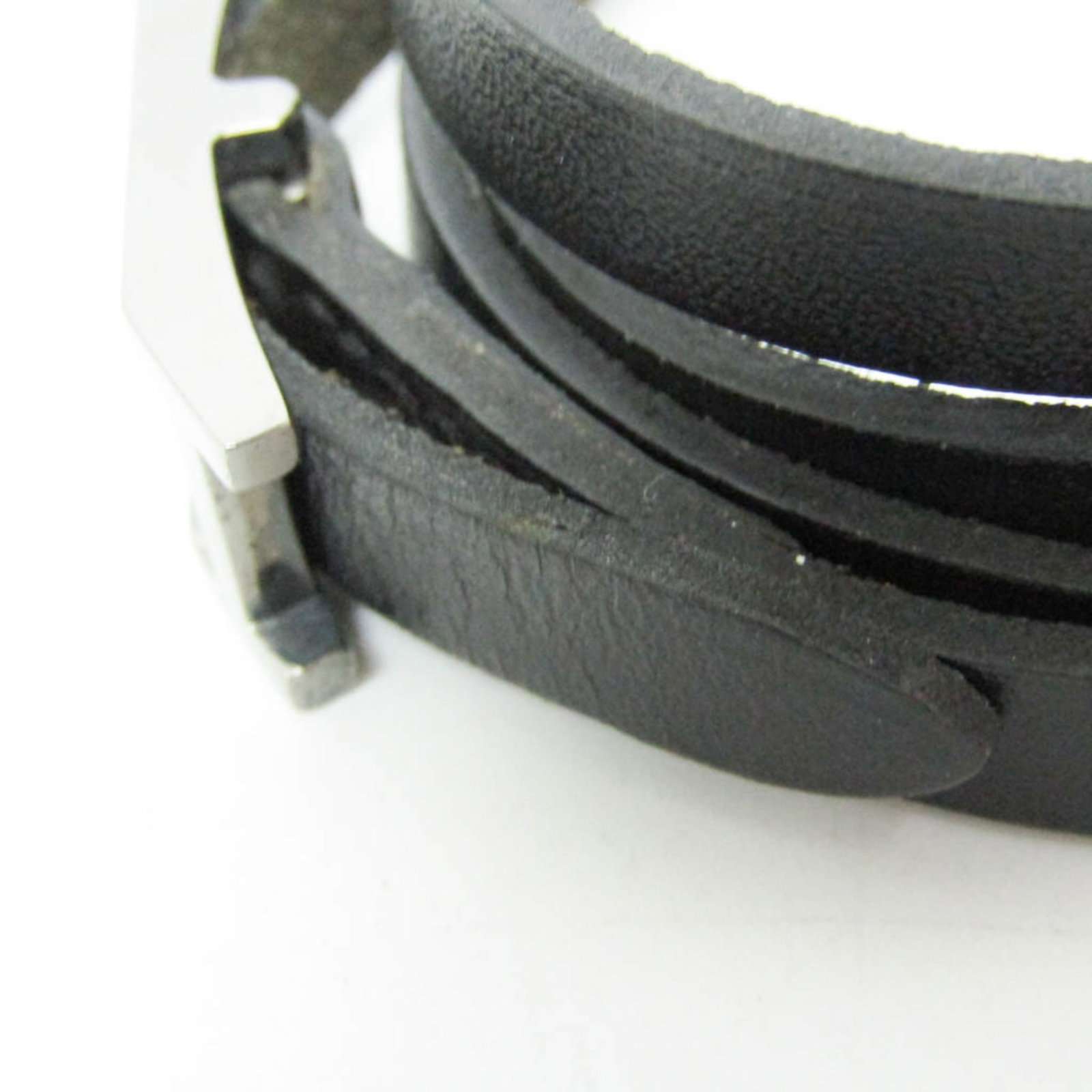 Leather metal bangle hermes - 6