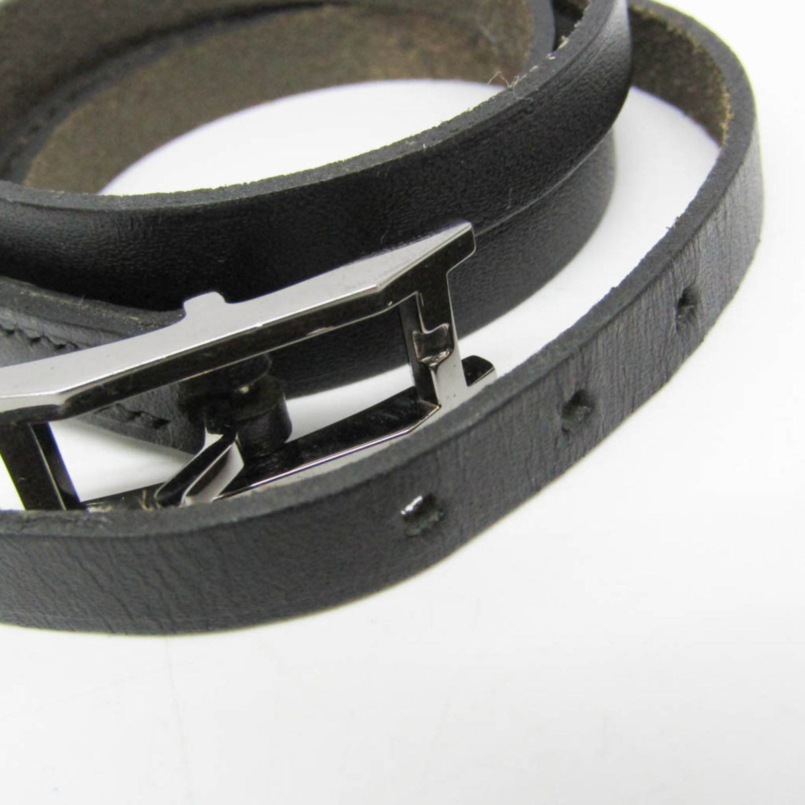 Leather metal bangle hermes - 8