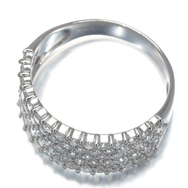 Diamond ring paved 2.00ct platinum - 3