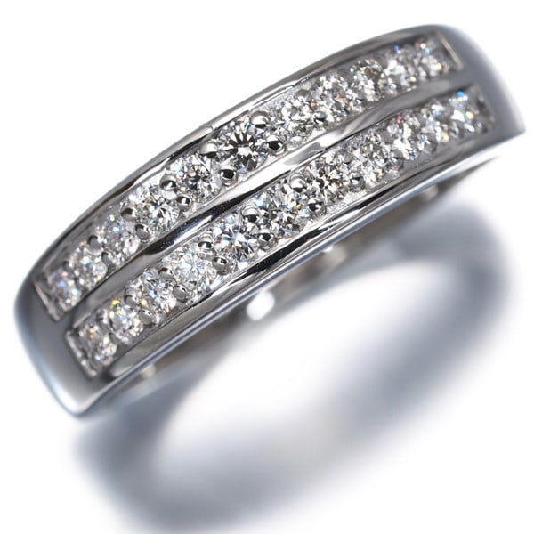 Diamond 0.35Ct Ring 900 Platinum - 2