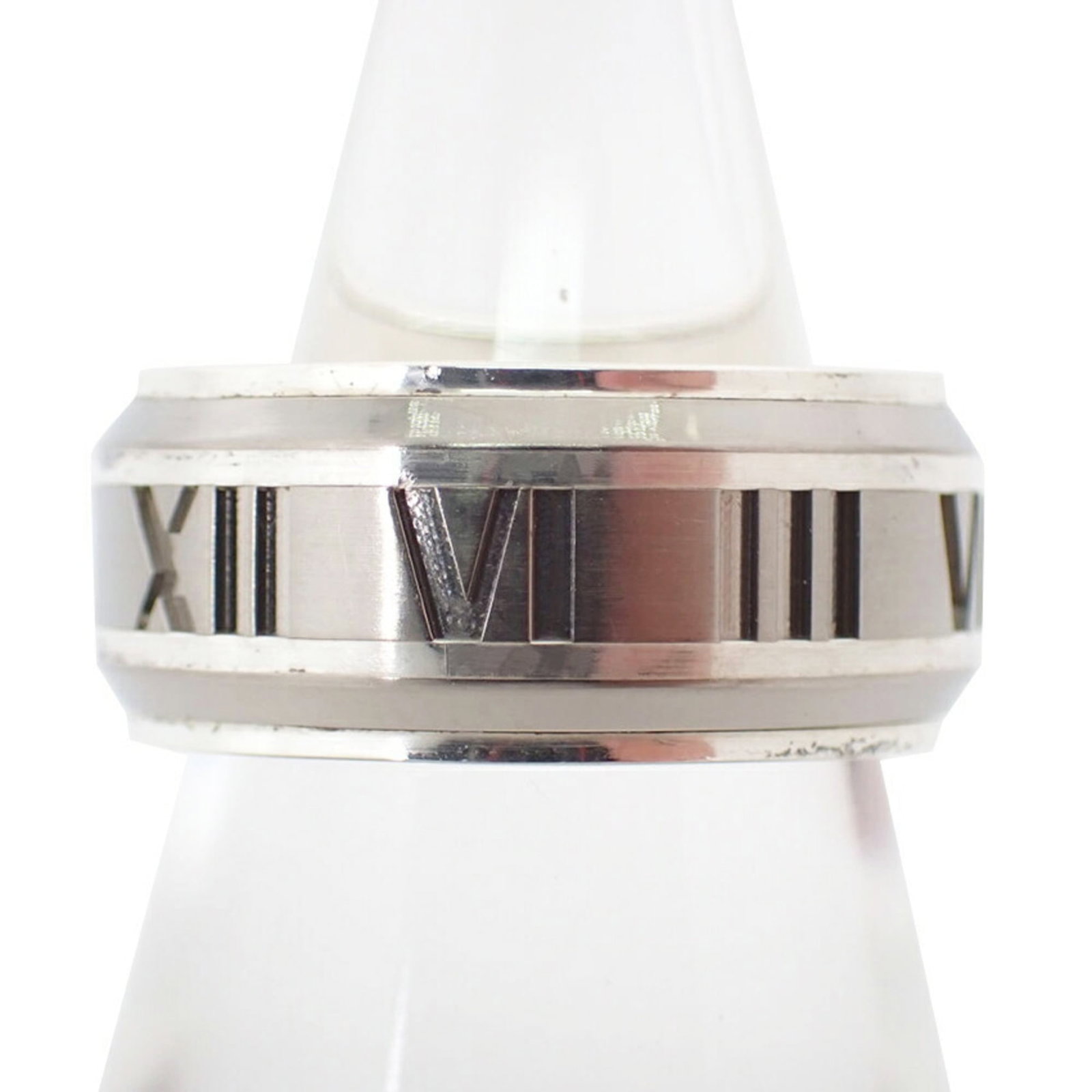Sterling silver titanium band ring by Tiffany (1 of 11)