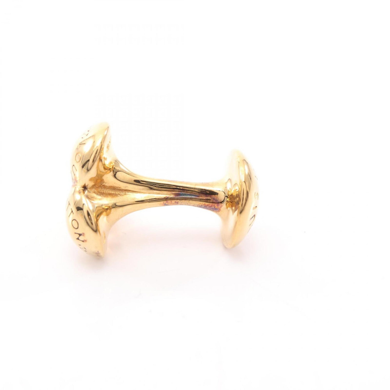 Louis Vuitton cufflinks gold plating - 5