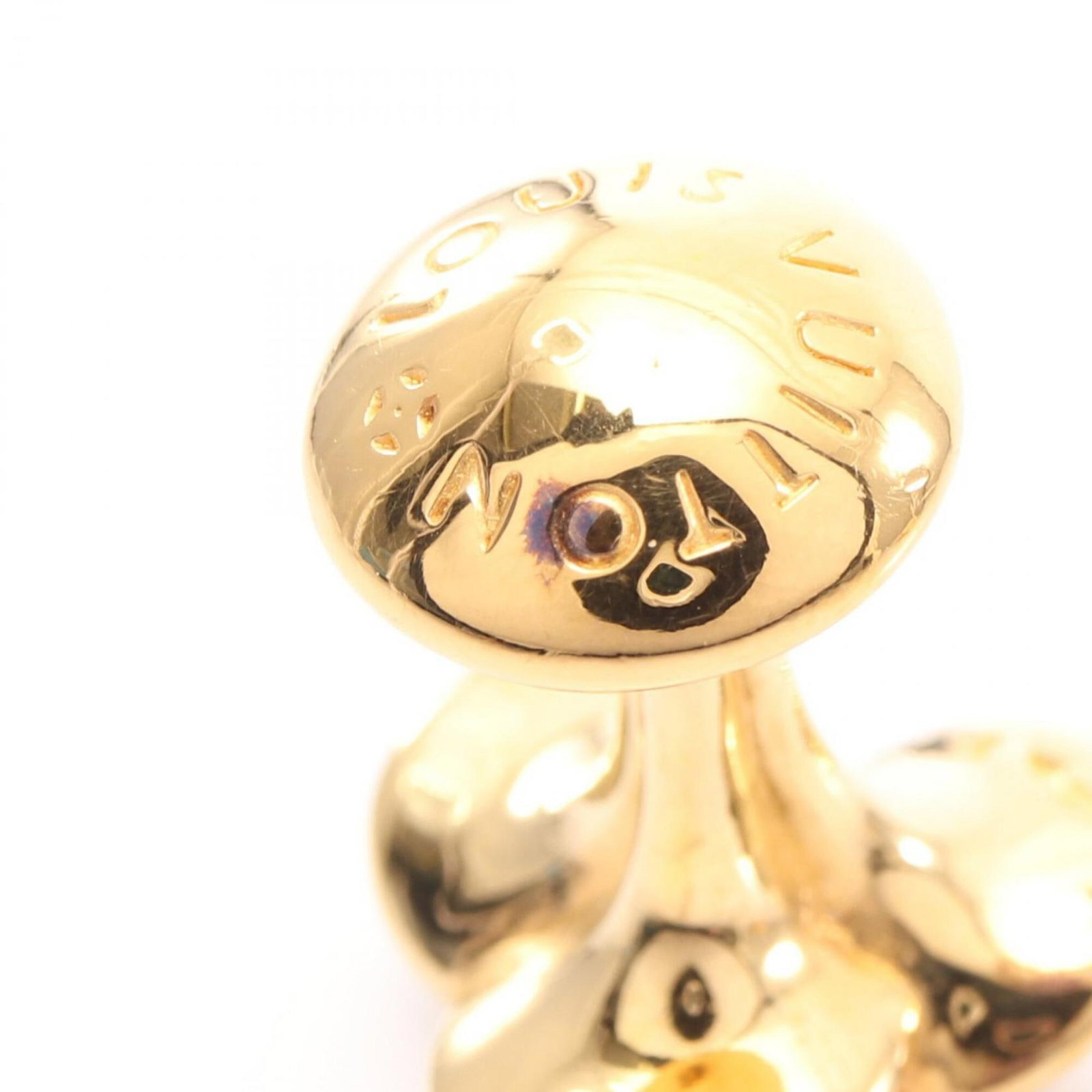Louis Vuitton cufflinks gold plating - 6