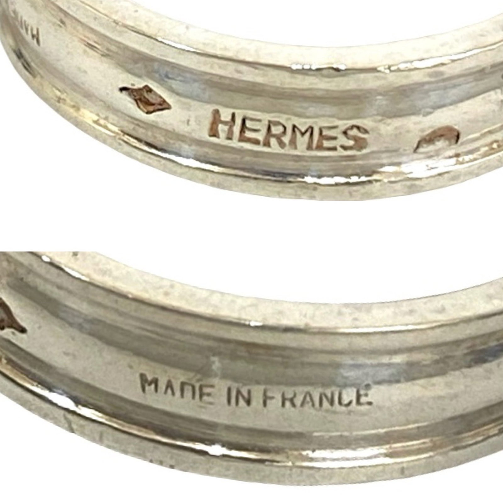 Silver Ring Band Hermes 925 - 2