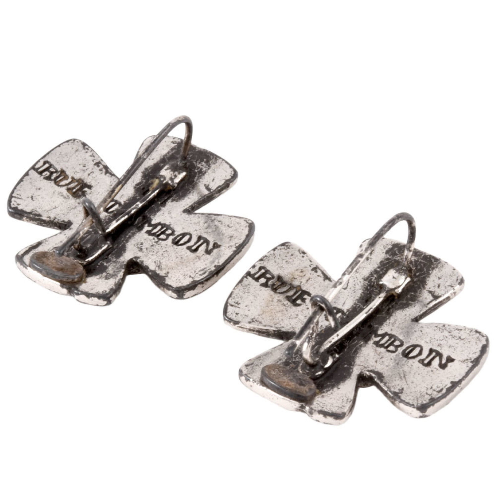 Metal Stud Chanel Earrings - 3