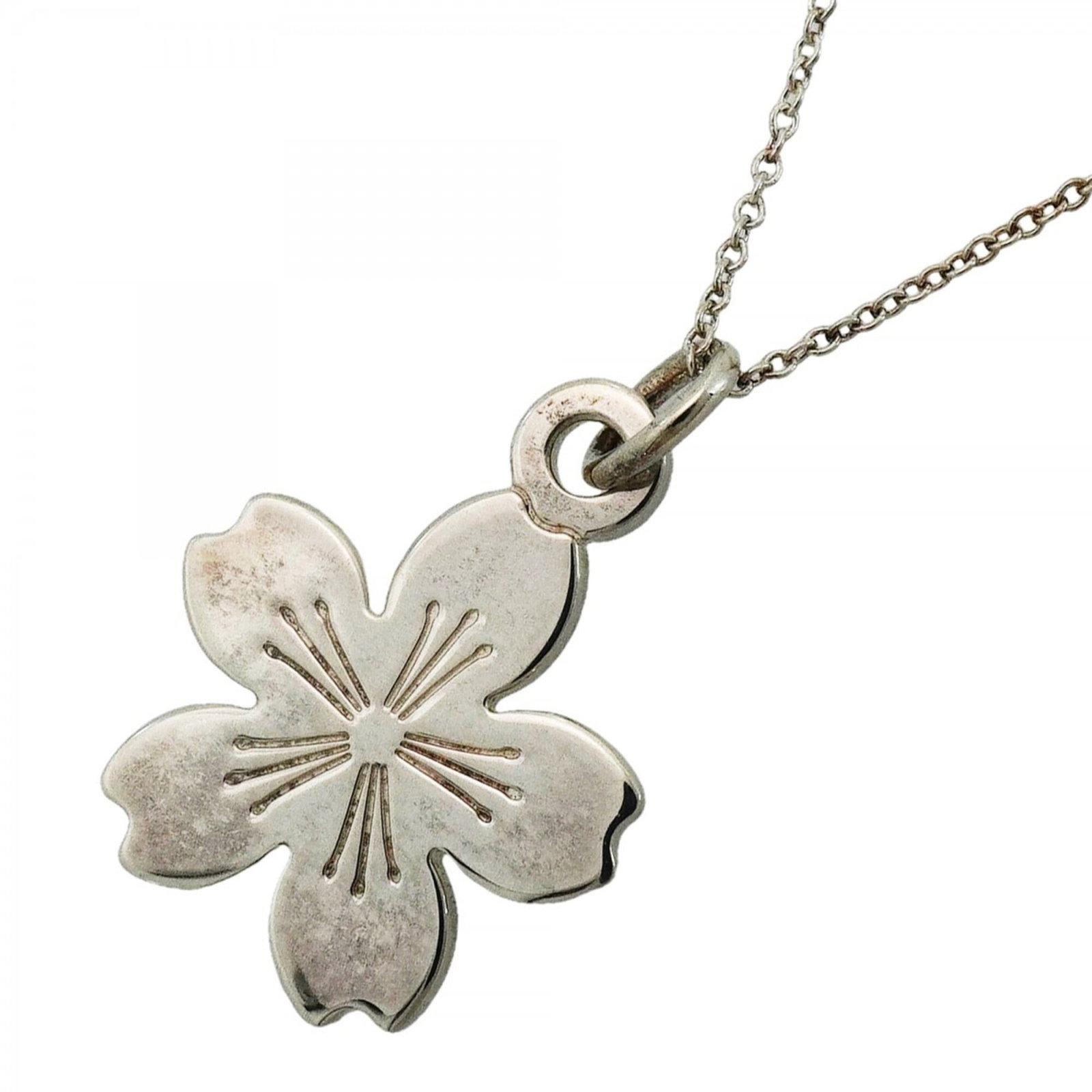 Sterling Silver Tiffany Women's Necklace 2015 925 Go: Sterling Silver Tiffany Women's Necklace 2015 925 Go Sterling silver Tiffany necklace with a pendant featuring the iconic 'Tiffany' mark, crafted from high-quality 925 silver. This elegant piece